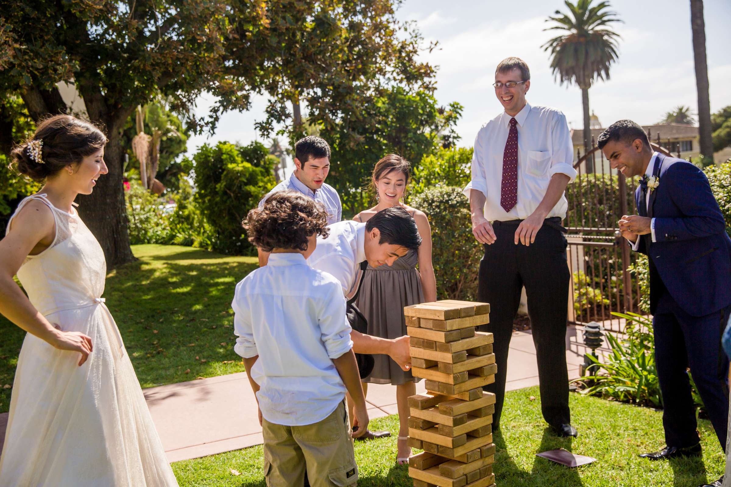 Games at La Jolla Woman's Club Wedding coordinated by Ivory + Stone Event Co., Lisa and Adam Wedding Photo #422839 by True Photography