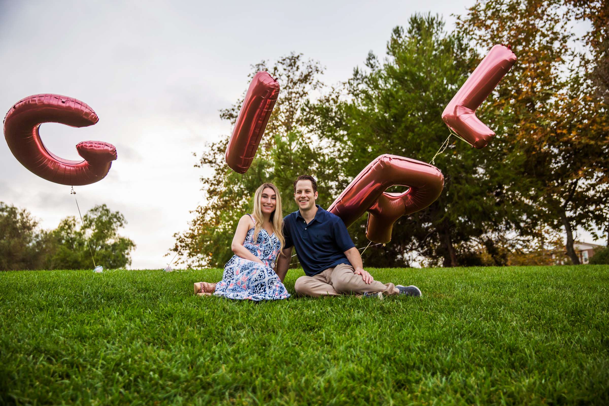 Family Portraits, Adrienne and Noah Gender Reveal Family Photo #2 by True Photography