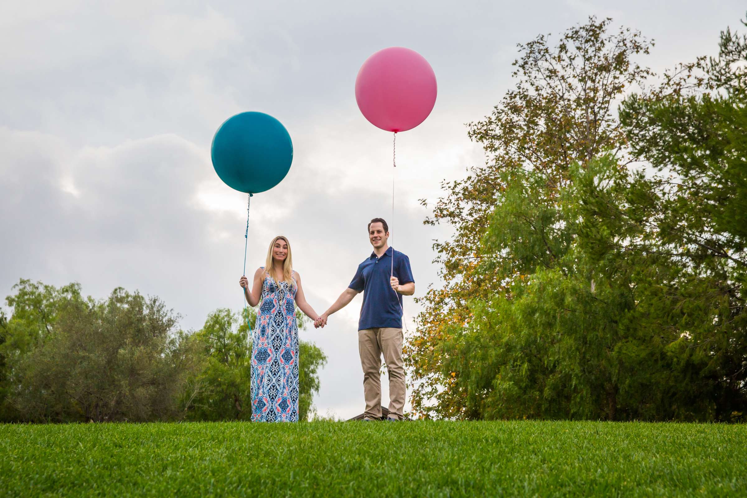 Family Portraits, Adrienne and Noah Gender Reveal Family Photo #9 by True Photography