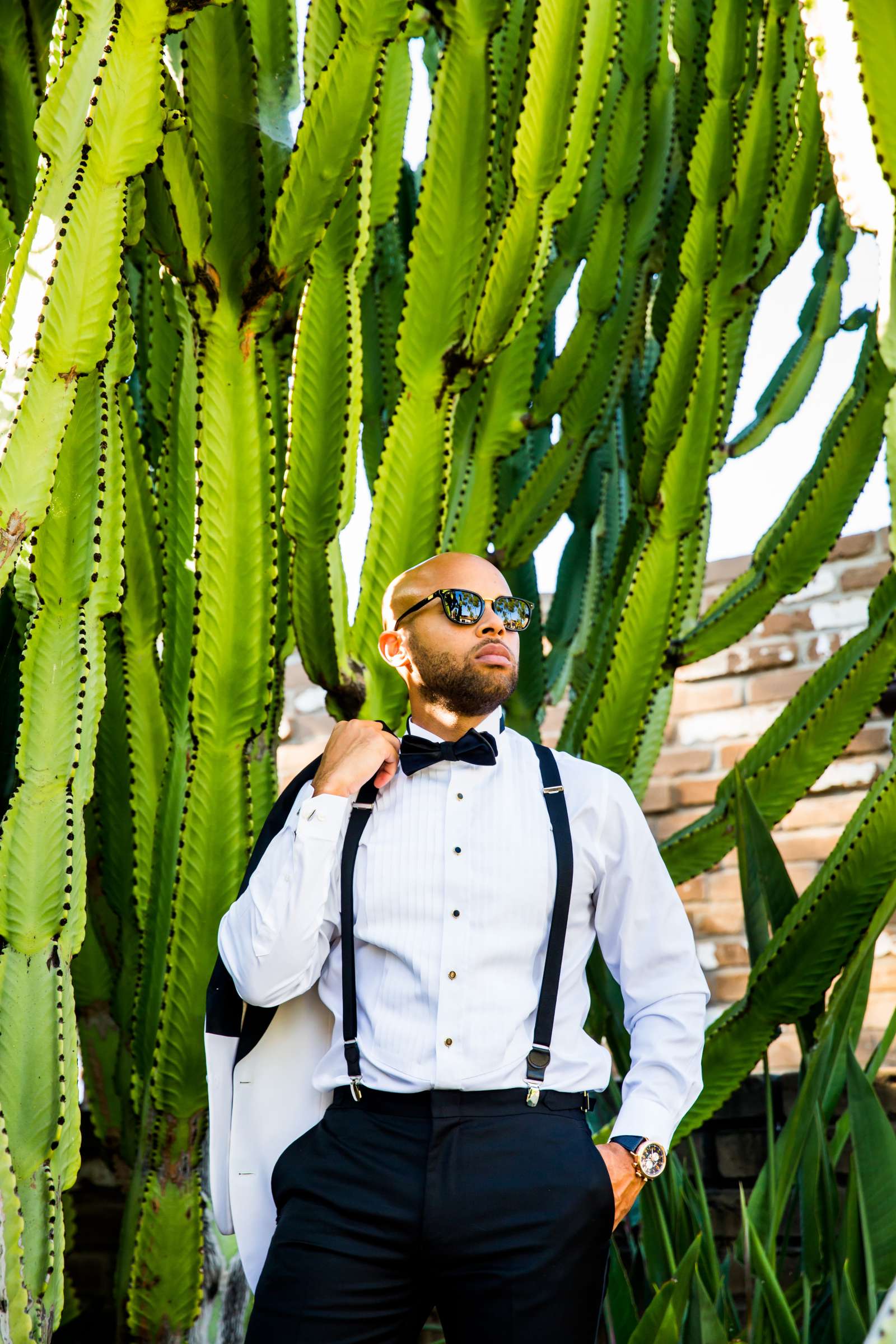 Groom at Estancia Wedding coordinated by LVL Weddings & Events, Rebecca and Michael Wedding Photo #12 by True Photography