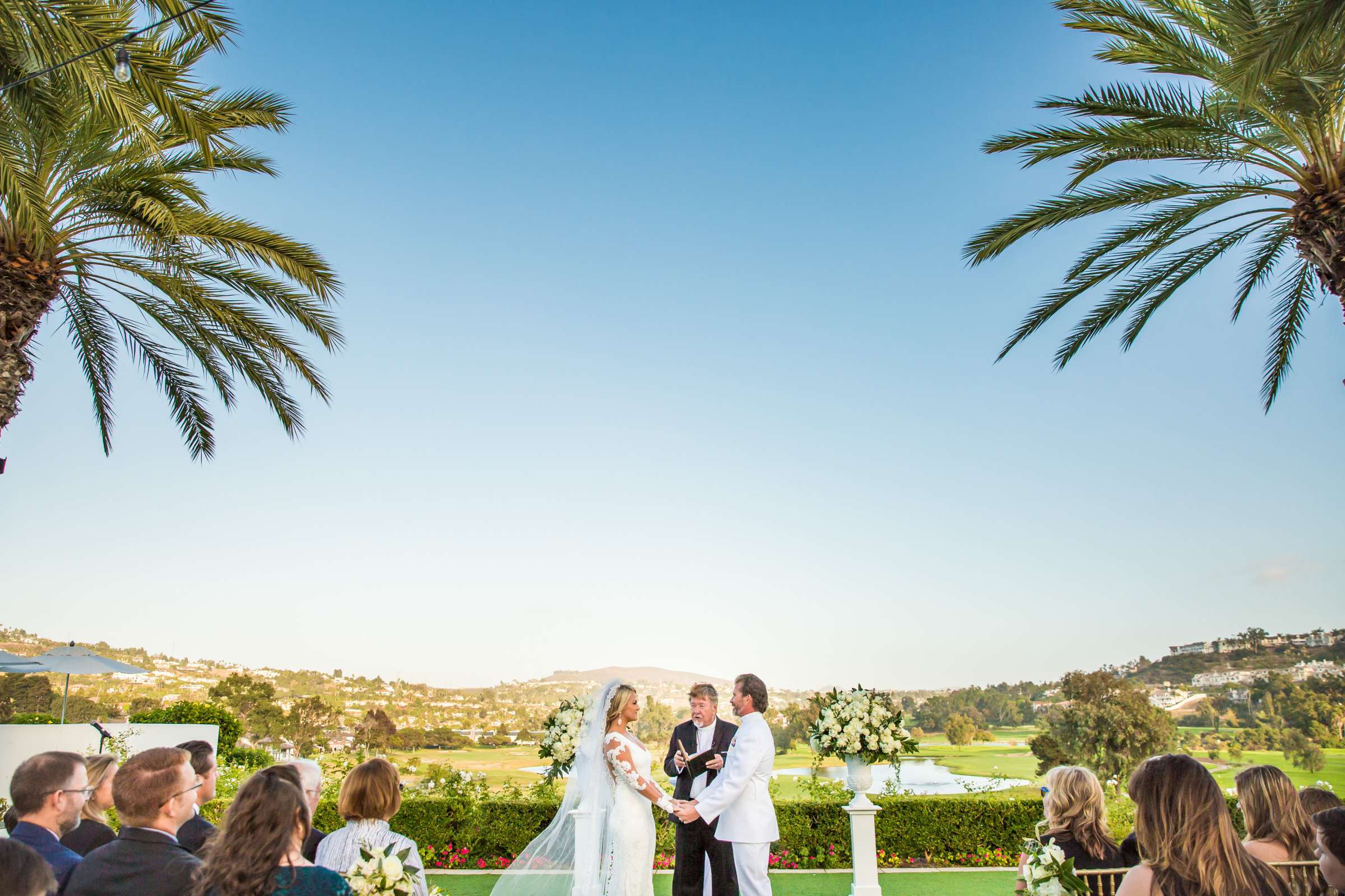 Ceremony at Omni La Costa Resort & Spa Wedding coordinated by Holly Kalkin Weddings, Jeannie and Steve Wedding Photo #427241 by True Photography