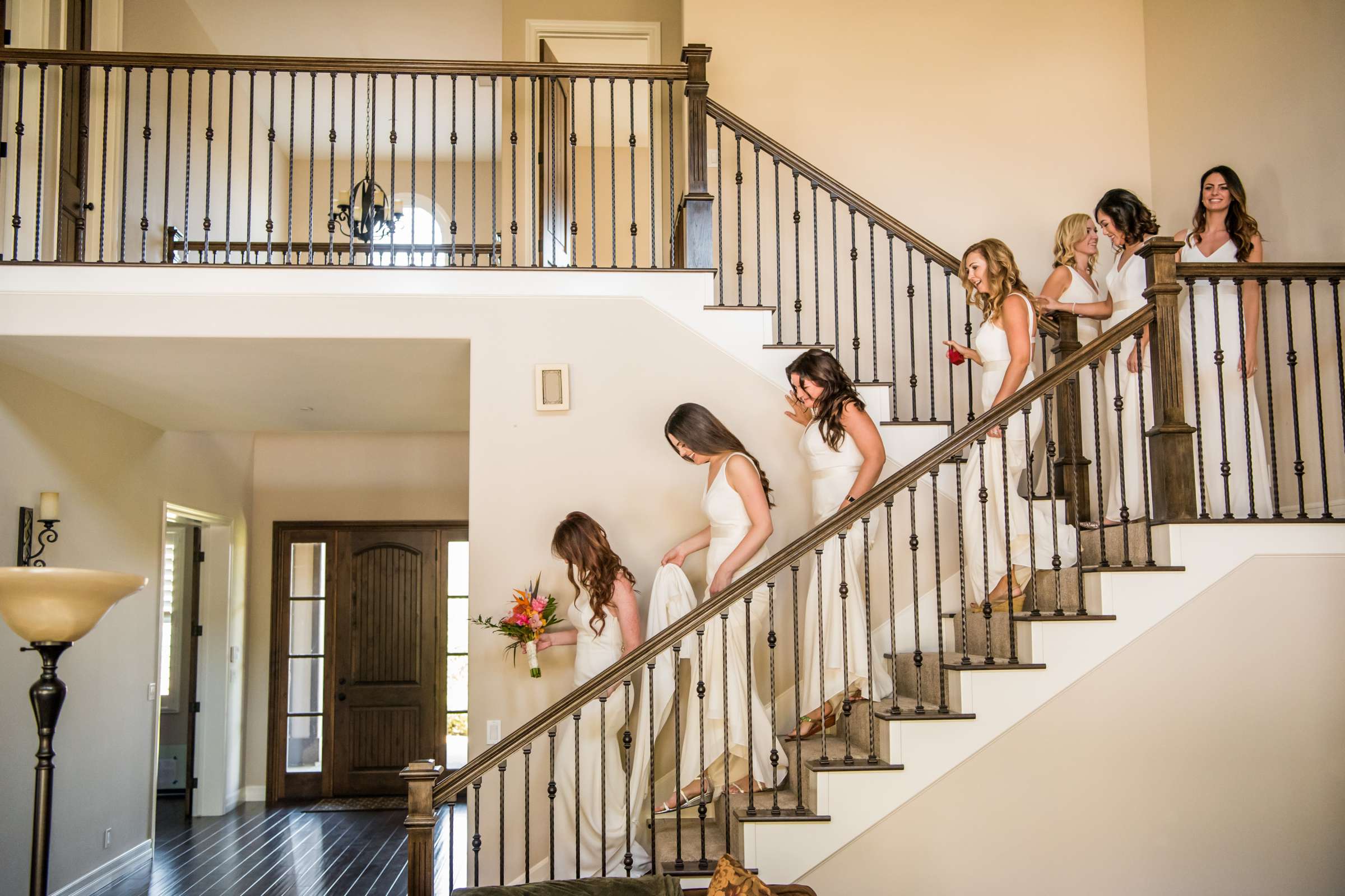 Bridesmaids at Private Residence Wedding, Jacqueline and Kong Wedding Photo #430387 by True Photography