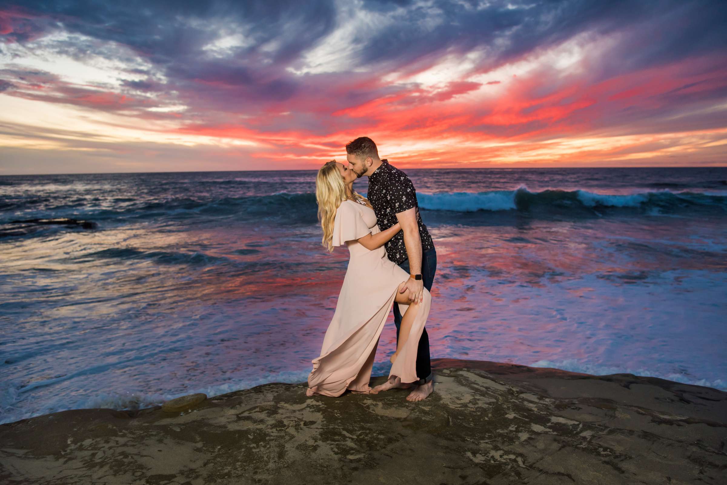 Sunset at Engagement, Andi and Paul Engagement Photo #432159 by True Photography