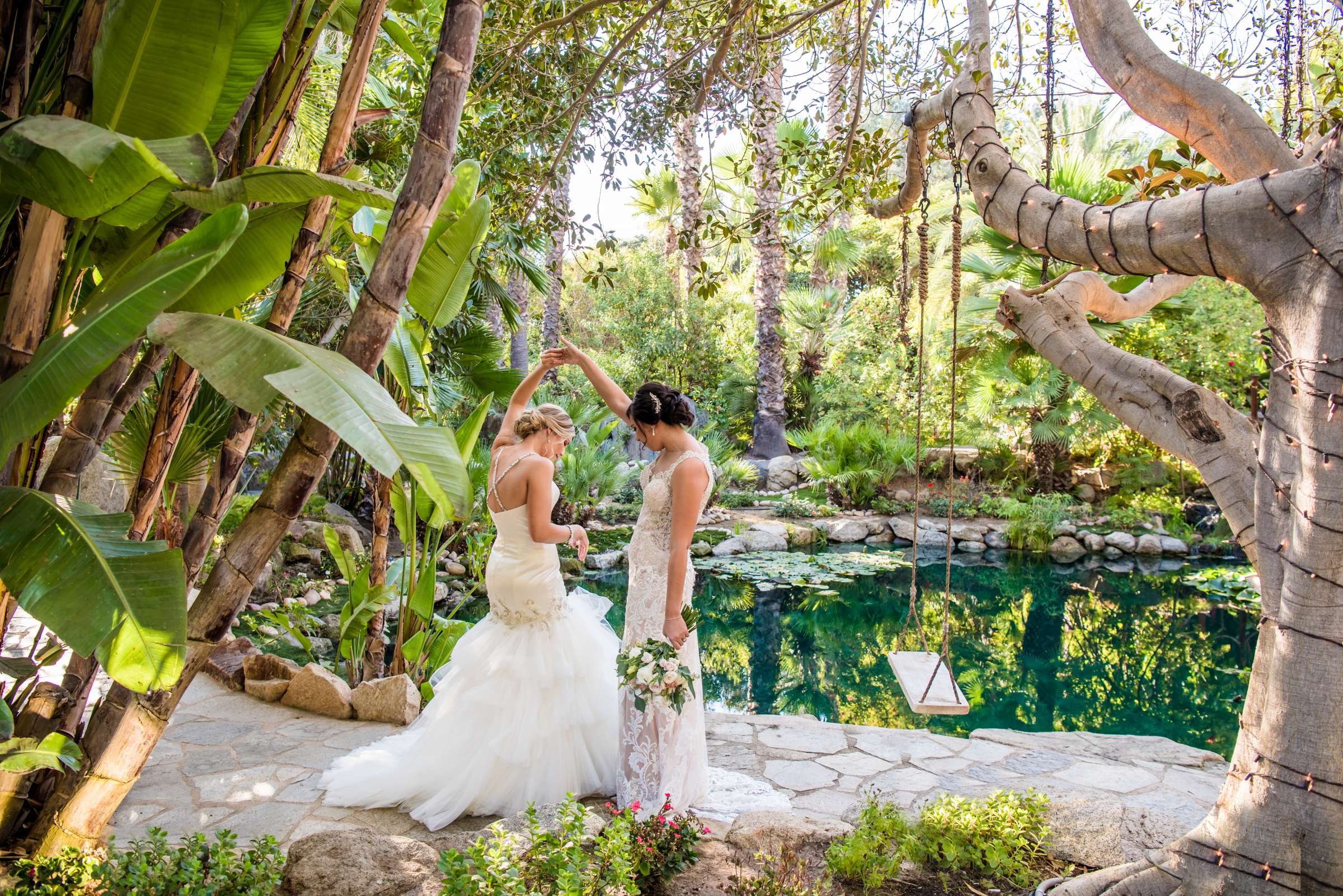 Botanica the Venue Wedding coordinated by Sweet Blossom Weddings, Carlie and Lauren Wedding Photo #436893 by True Photography