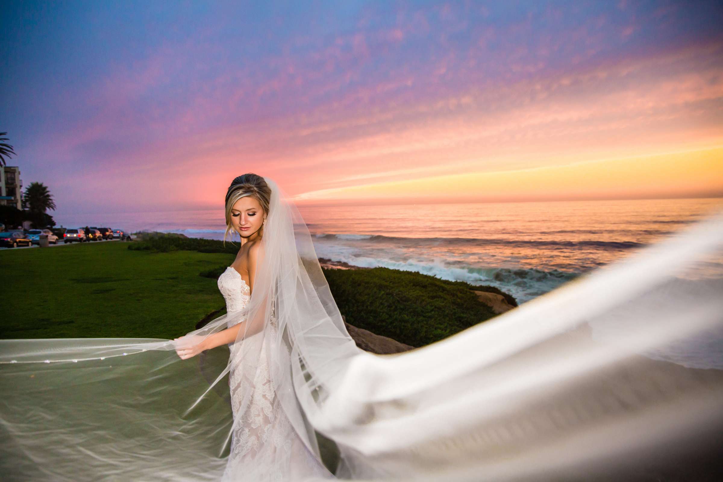 Sunset at Bahia Hotel Wedding, Chelsea and William Wedding Photo #14 by True Photography