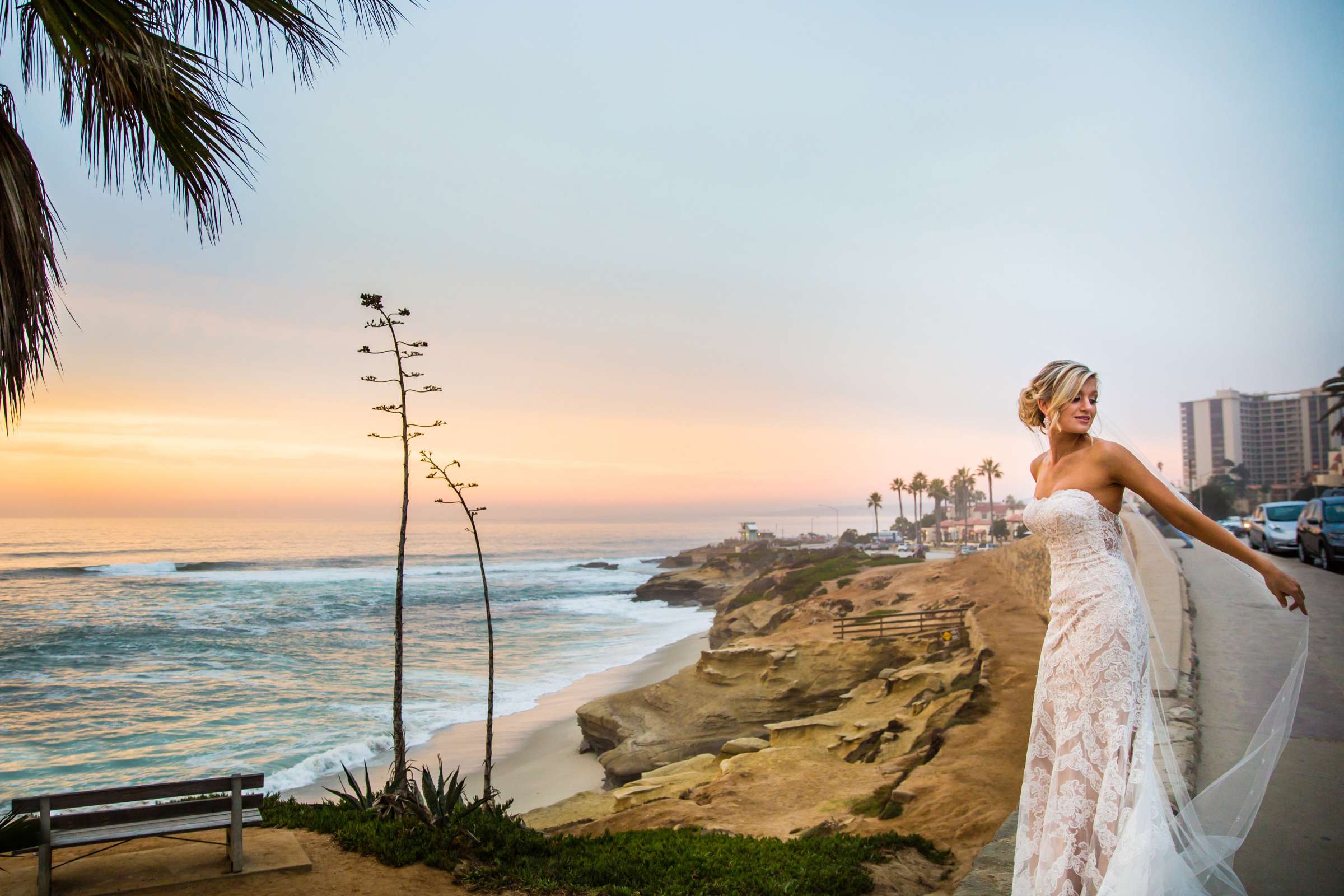 Sunset at Bahia Hotel Wedding, Chelsea and William Wedding Photo #22 by True Photography