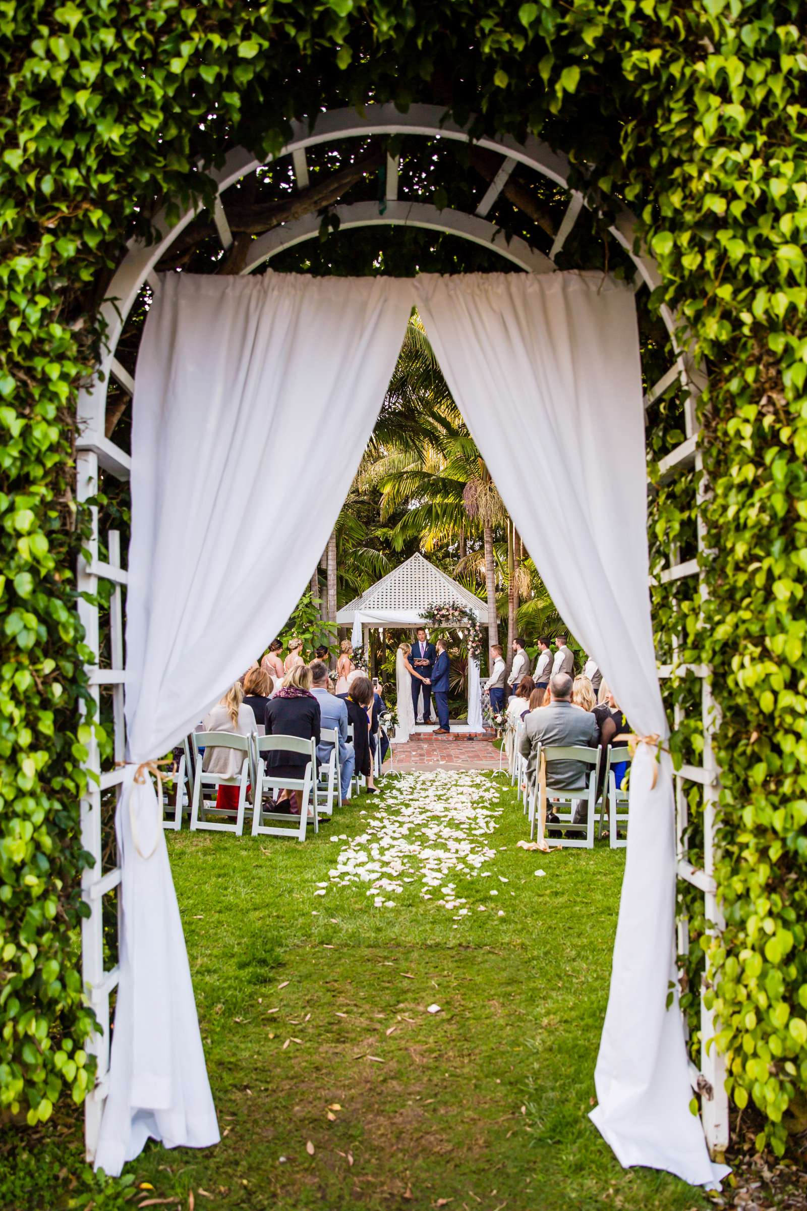 Garden at Bahia Hotel Wedding, Chelsea and William Wedding Photo #65 by True Photography