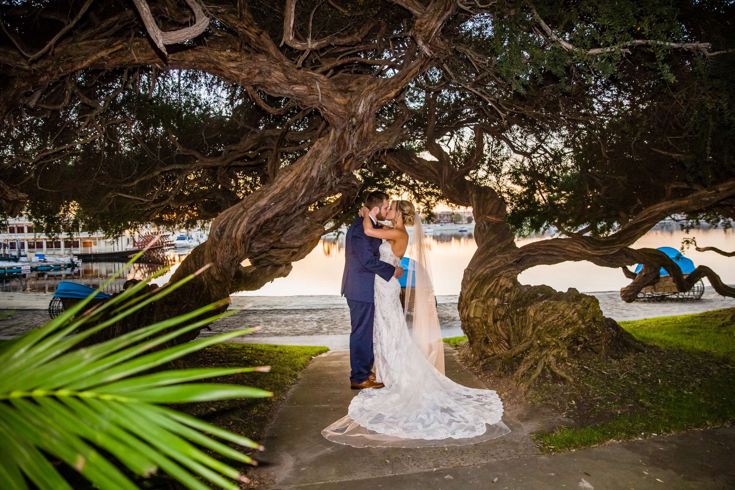 Romantic moment at Bahia Hotel Wedding, Chelsea and William Wedding Photo #86 by True Photography