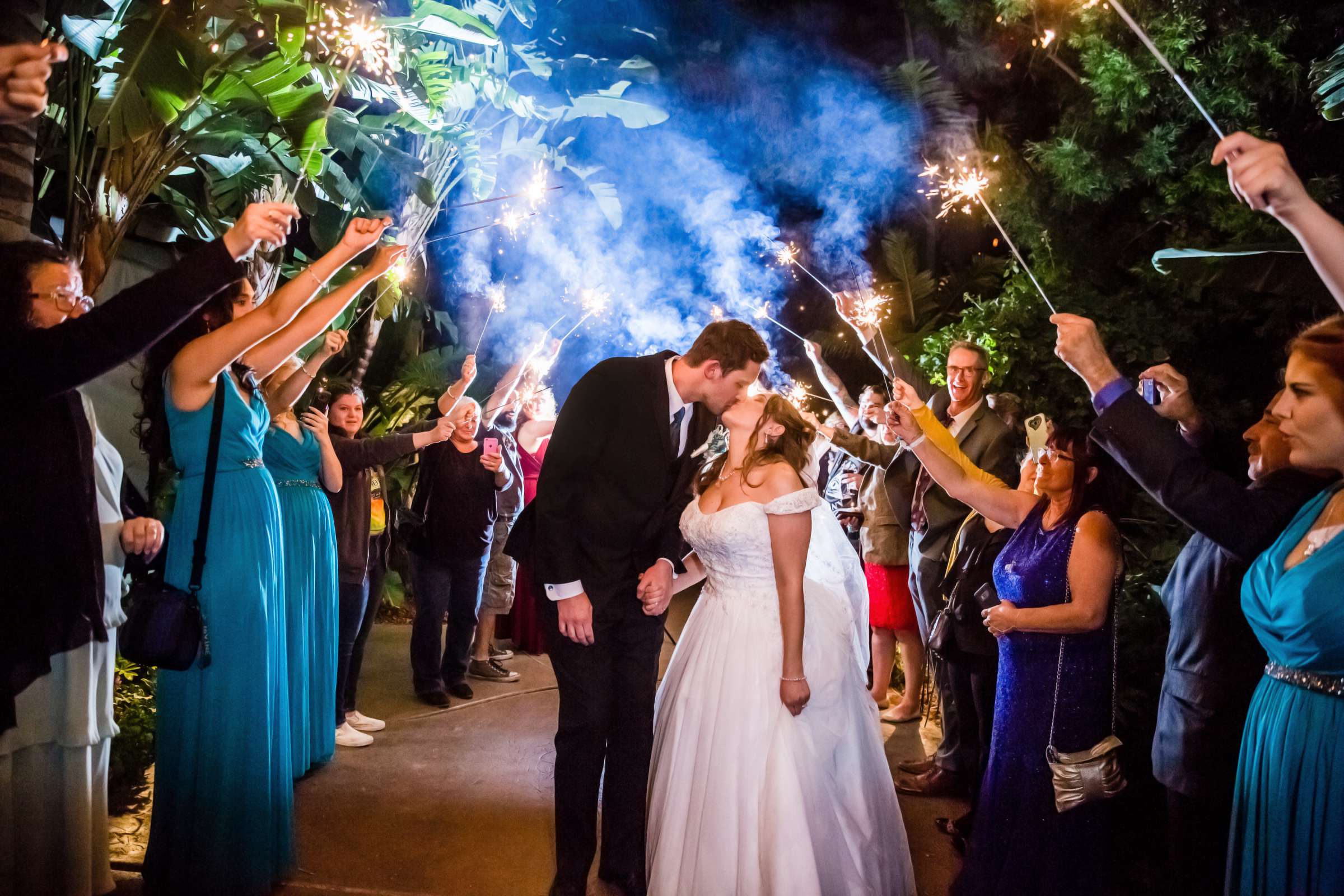 Sparklers at Grand Tradition Estate Wedding, Tiffany and Aaron Wedding Photo #2 by True Photography
