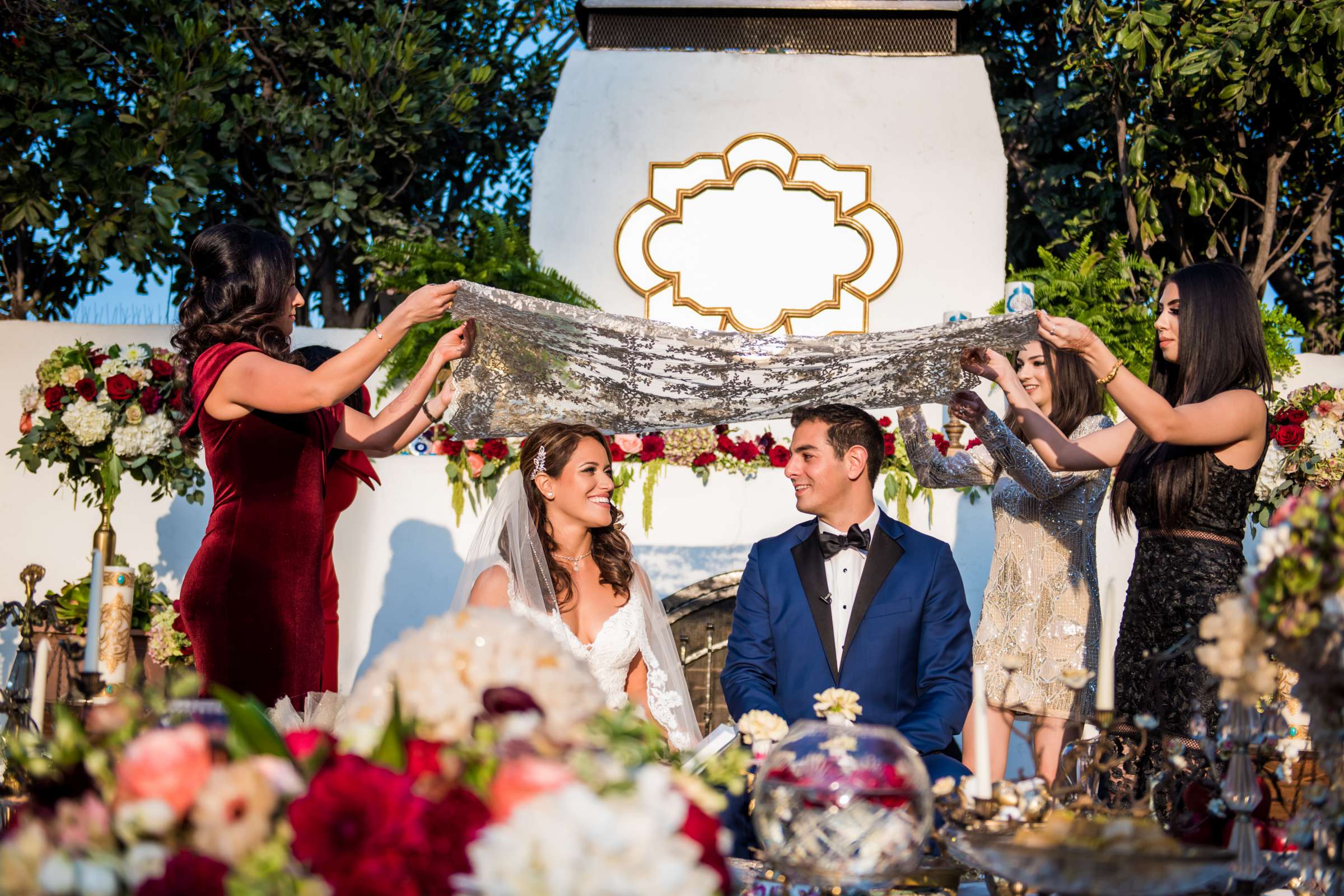 Casino San Clemente Wedding coordinated by Elegant Sofreh Design, Eli and Faisal Wedding Photo #11 by True Photography
