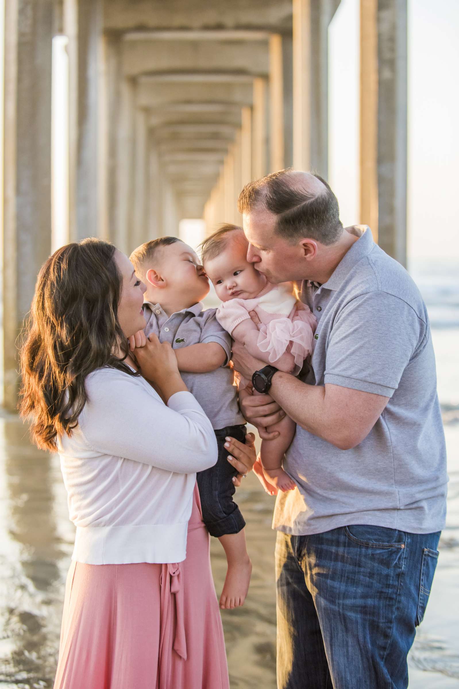 Scripps Seaside Forum Family Portraits, Kana and Laurence Family Photo #7 by True Photography