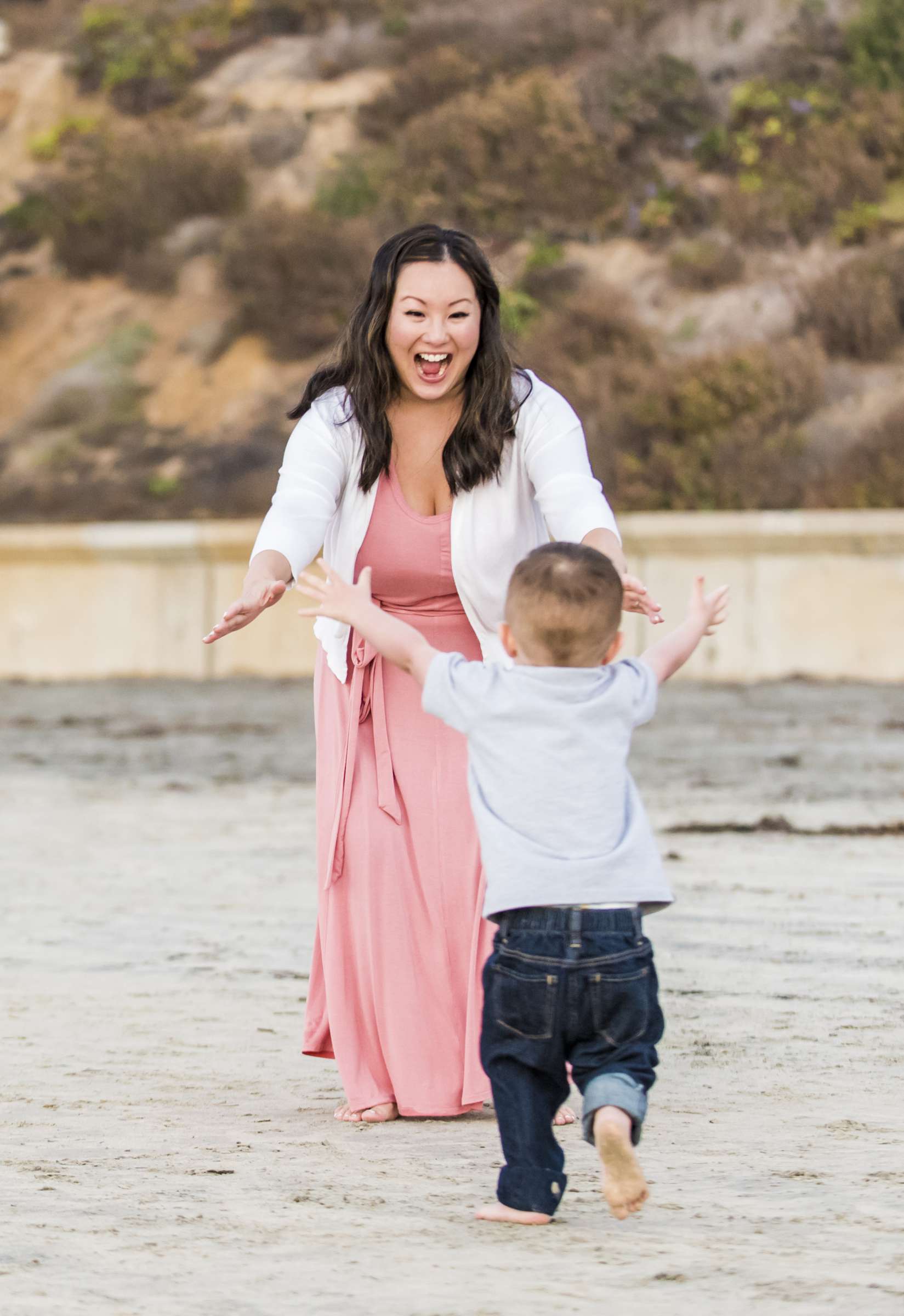 Scripps Seaside Forum Family Portraits, Kana and Laurence Family Photo #26 by True Photography