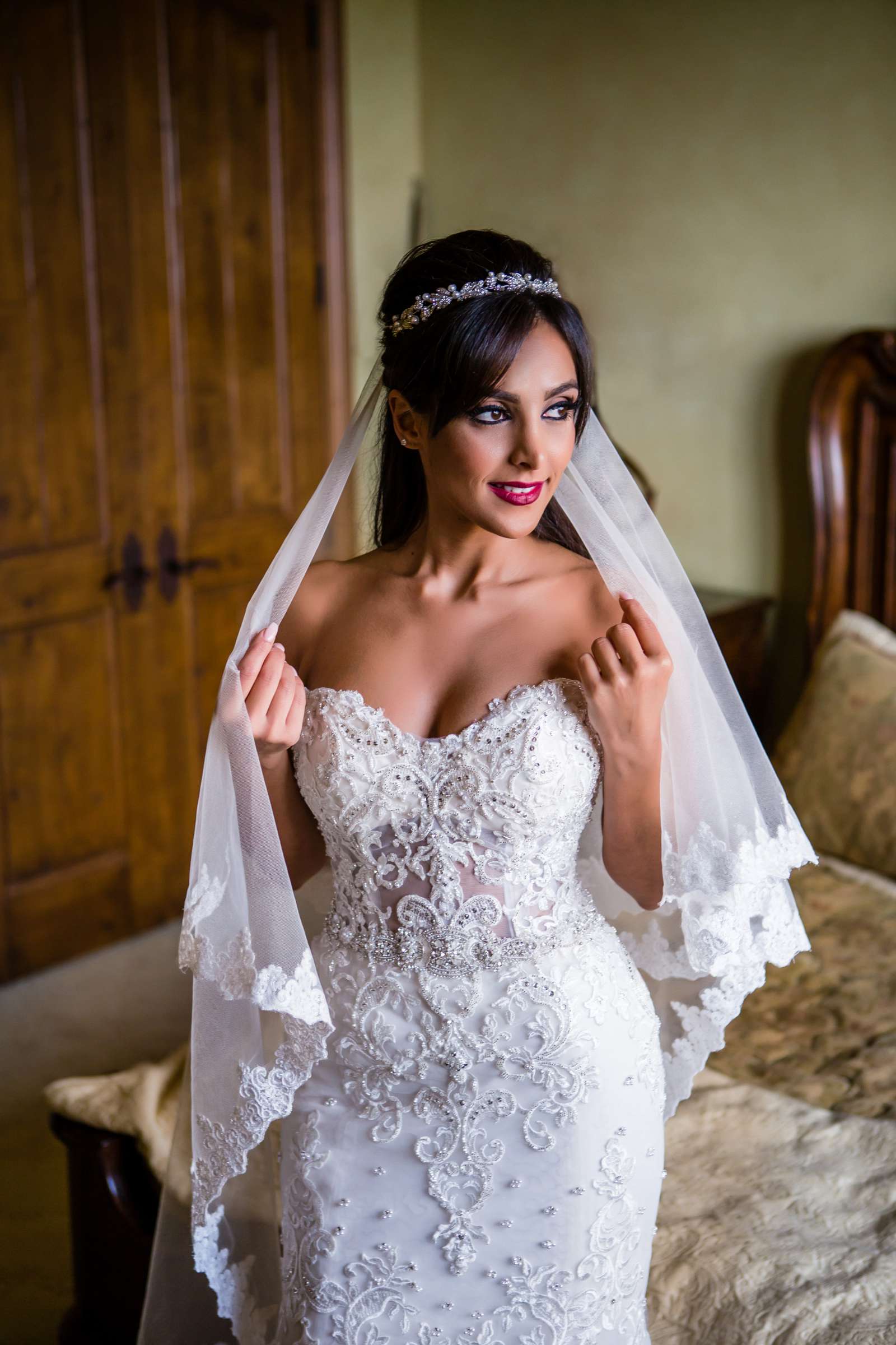 Bride at Hidden Castle Wedding, Paris and Farshid Wedding Photo #3 by True Photography