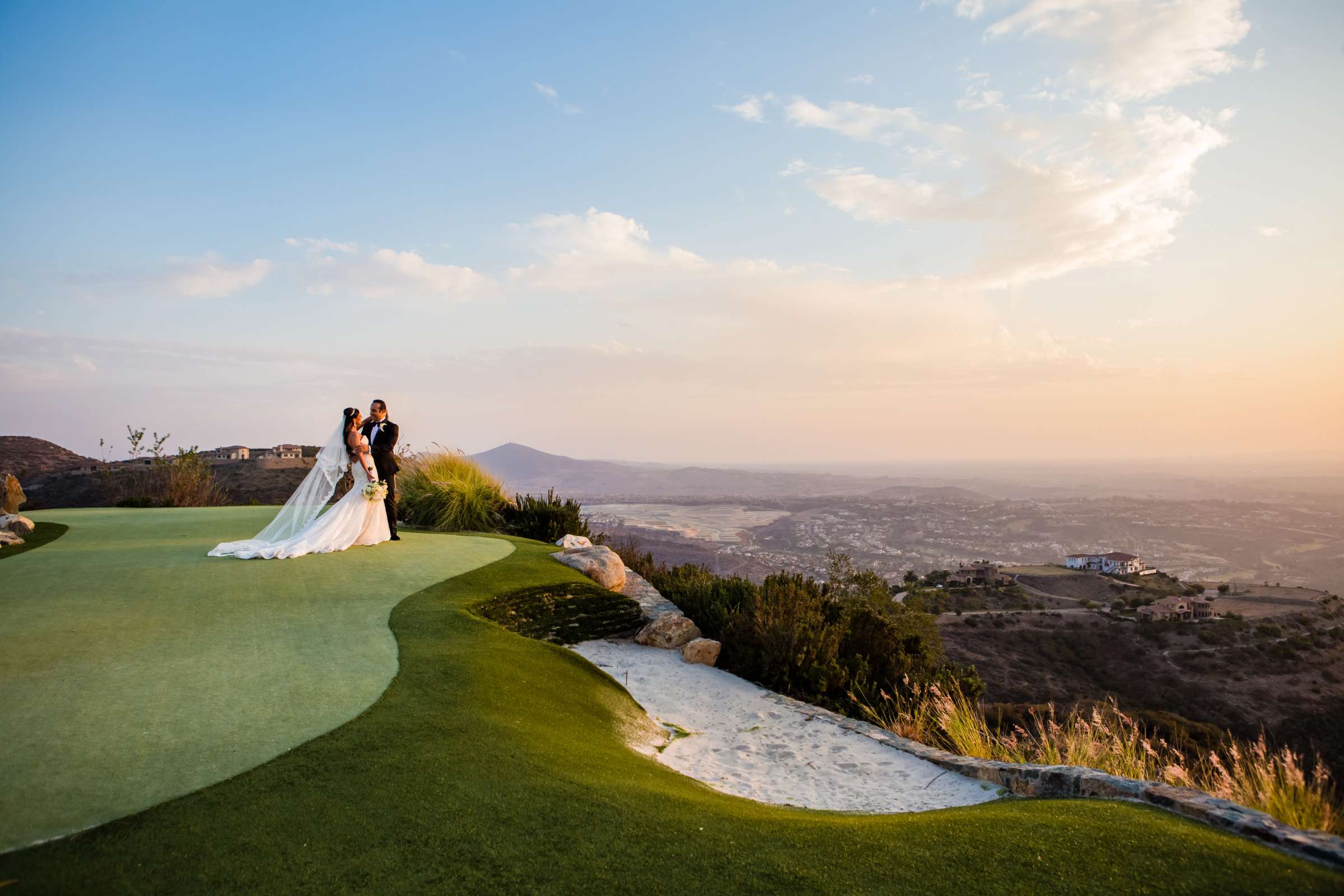 Golf Course at Hidden Castle Wedding, Paris and Farshid Wedding Photo #72 by True Photography