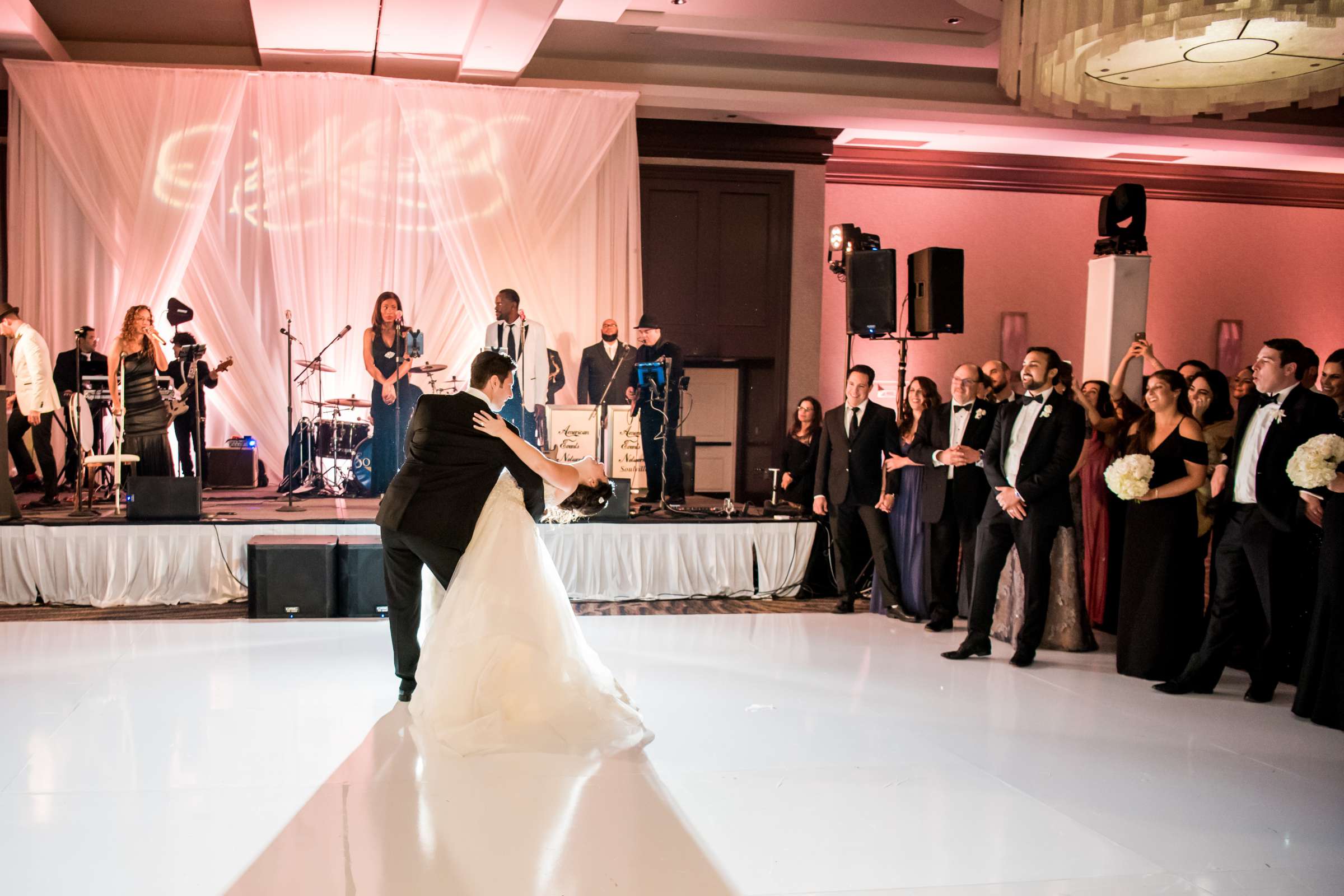 Manchester Grand Hyatt San Diego Wedding coordinated by First Comes Love Weddings & Events, Nikki and Danny Wedding Photo #442792 by True Photography