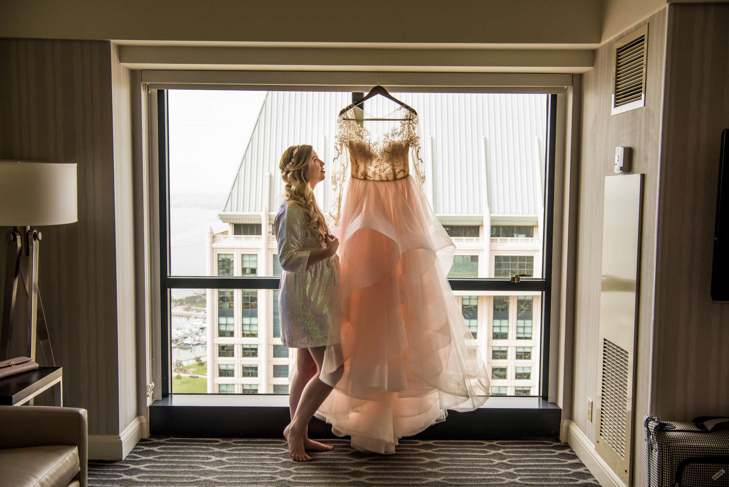 Manchester Grand Hyatt San Diego Wedding coordinated by Adore Wedding Design, Sarah and Jeremiah Wedding Photo #443769 by True Photography