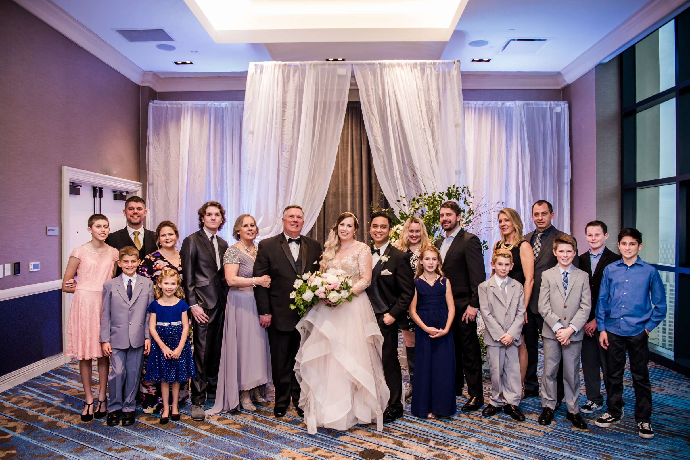 Manchester Grand Hyatt San Diego Wedding coordinated by Adore Wedding Design, Sarah and Jeremiah Wedding Photo #443863 by True Photography
