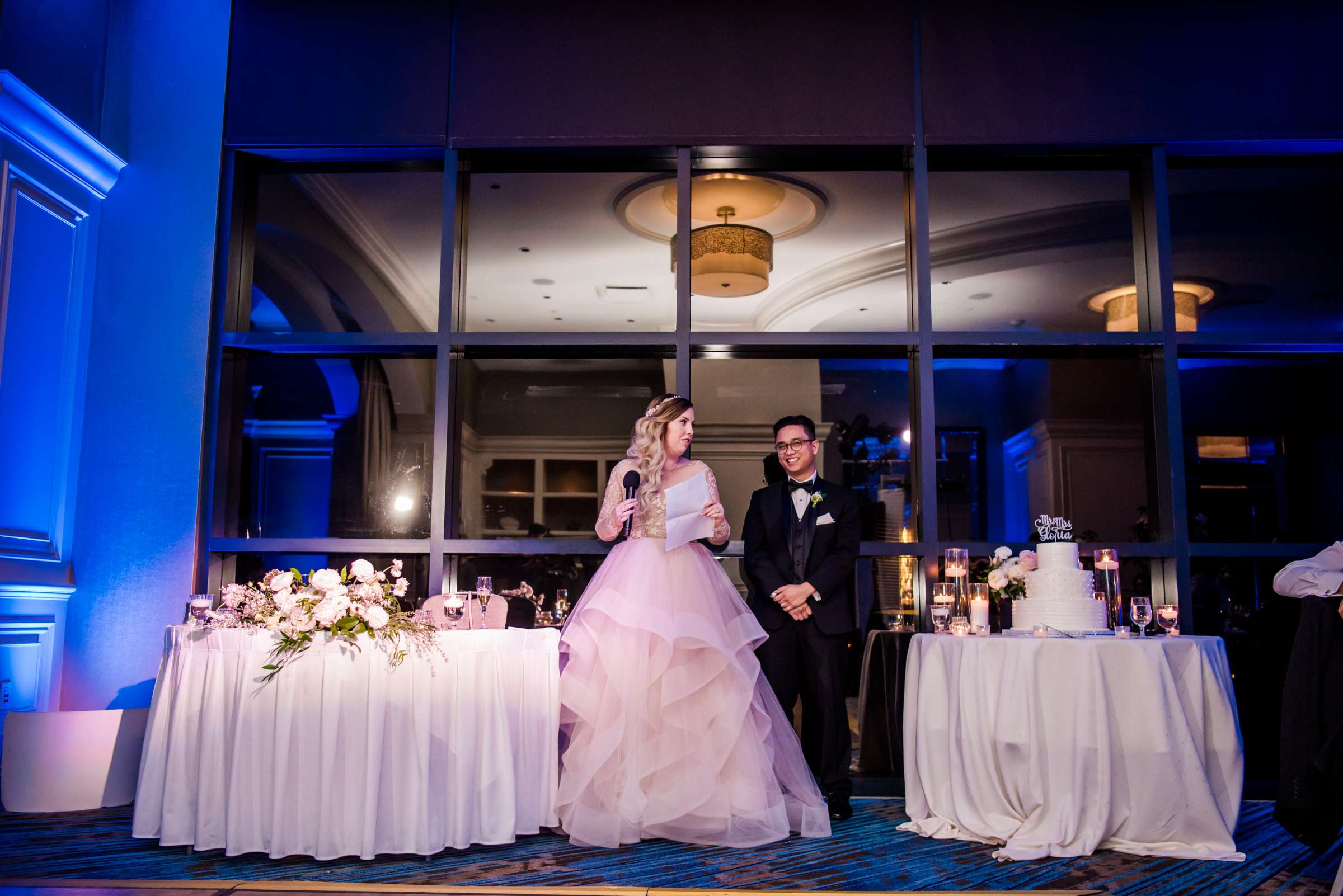 Manchester Grand Hyatt San Diego Wedding coordinated by Adore Wedding Design, Sarah and Jeremiah Wedding Photo #443887 by True Photography