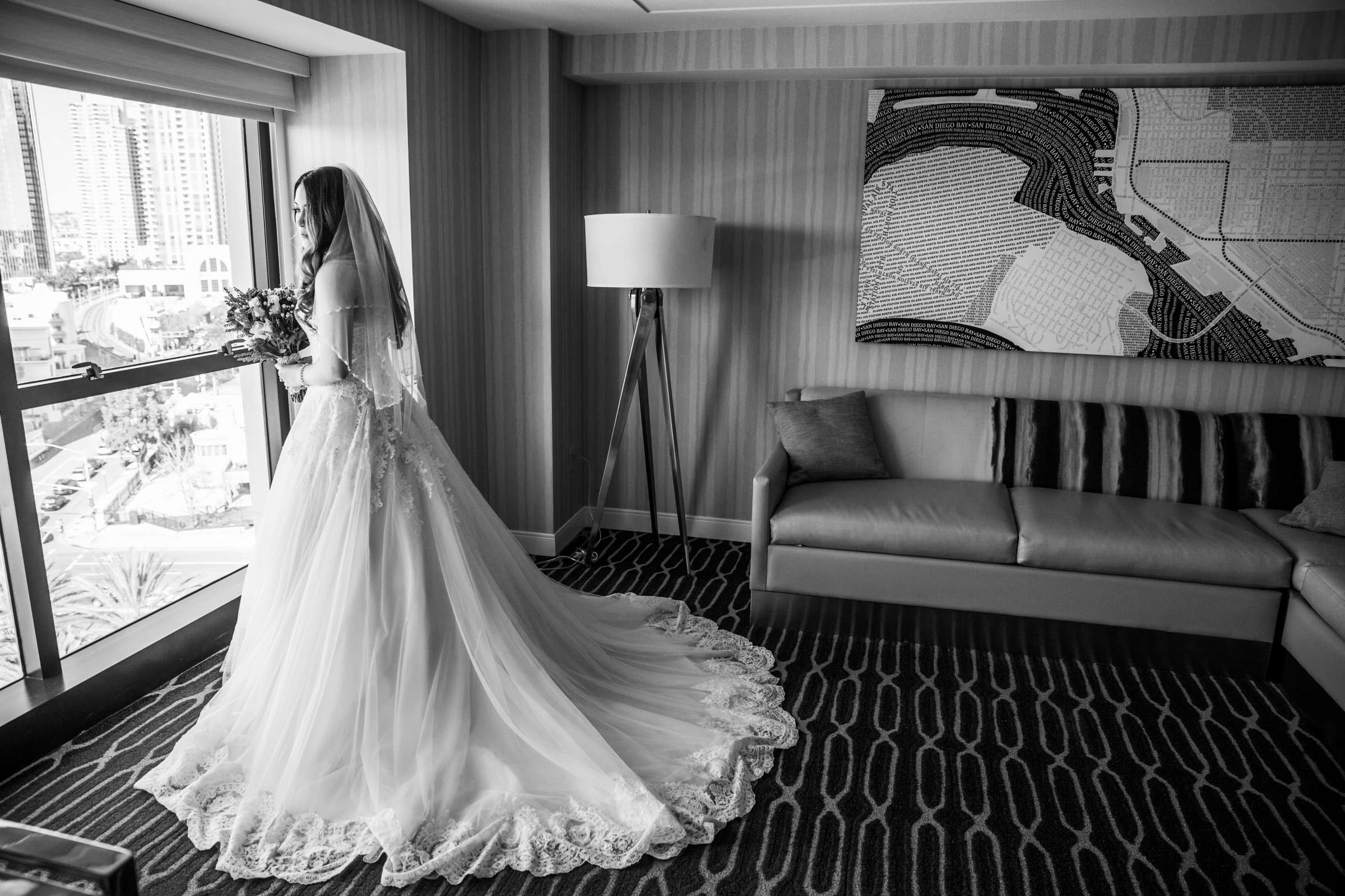 Manchester Grand Hyatt San Diego Wedding coordinated by The Love Brewery, Alexis and Joel Wedding Photo #40 by True Photography