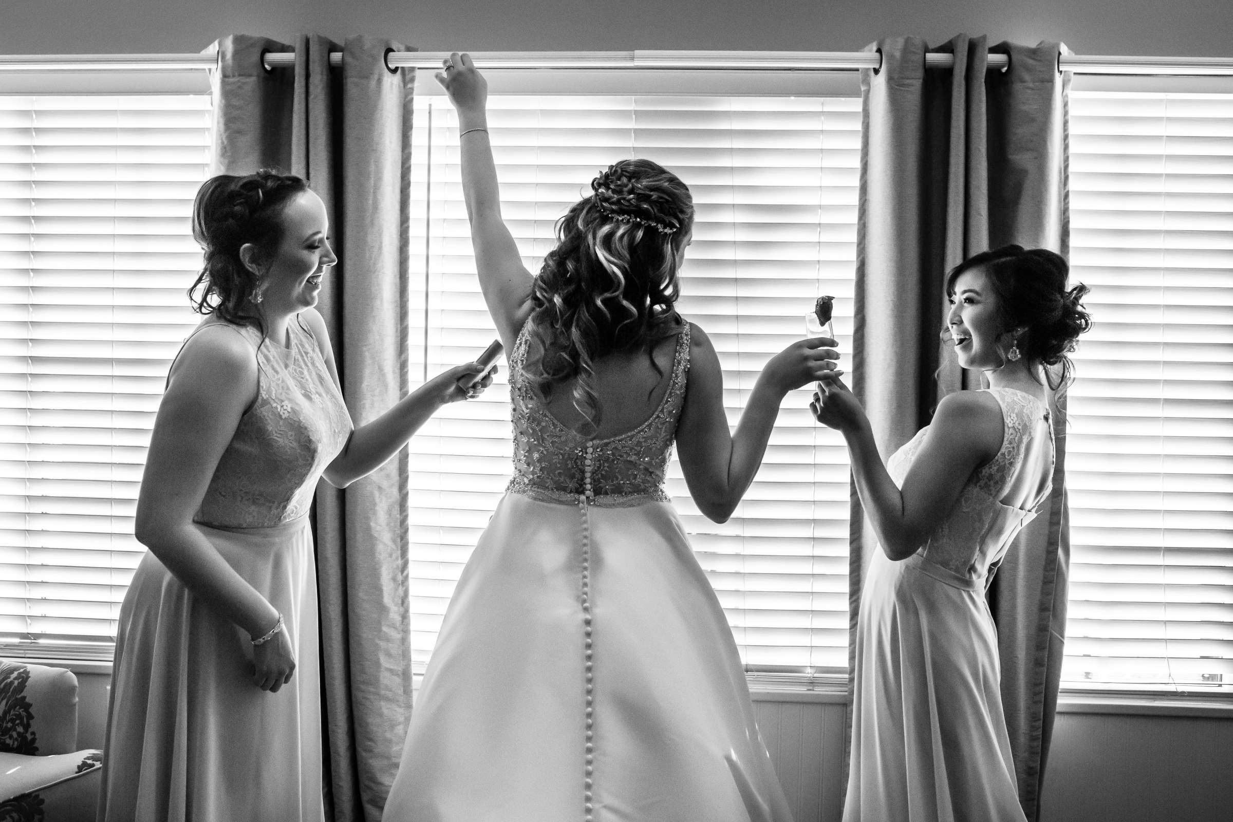 Black and White photo at Grand Tradition Estate Wedding coordinated by Grand Tradition Estate, Amy and Kenny Wedding Photo #12 by True Photography