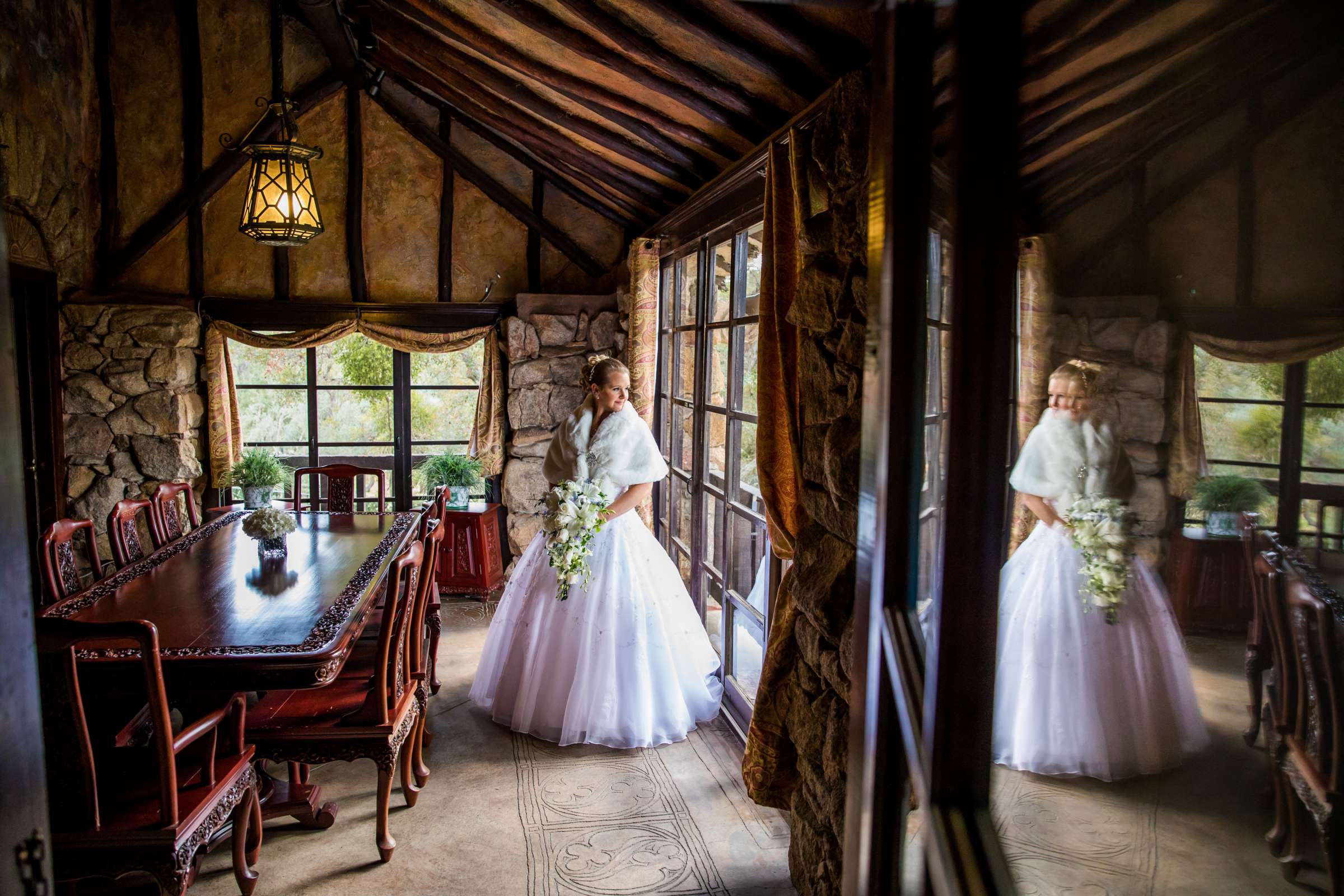 Bride at Mt Woodson Castle Wedding coordinated by Personal Touch Dining, Megan and Jesse Wedding Photo #445718 by True Photography