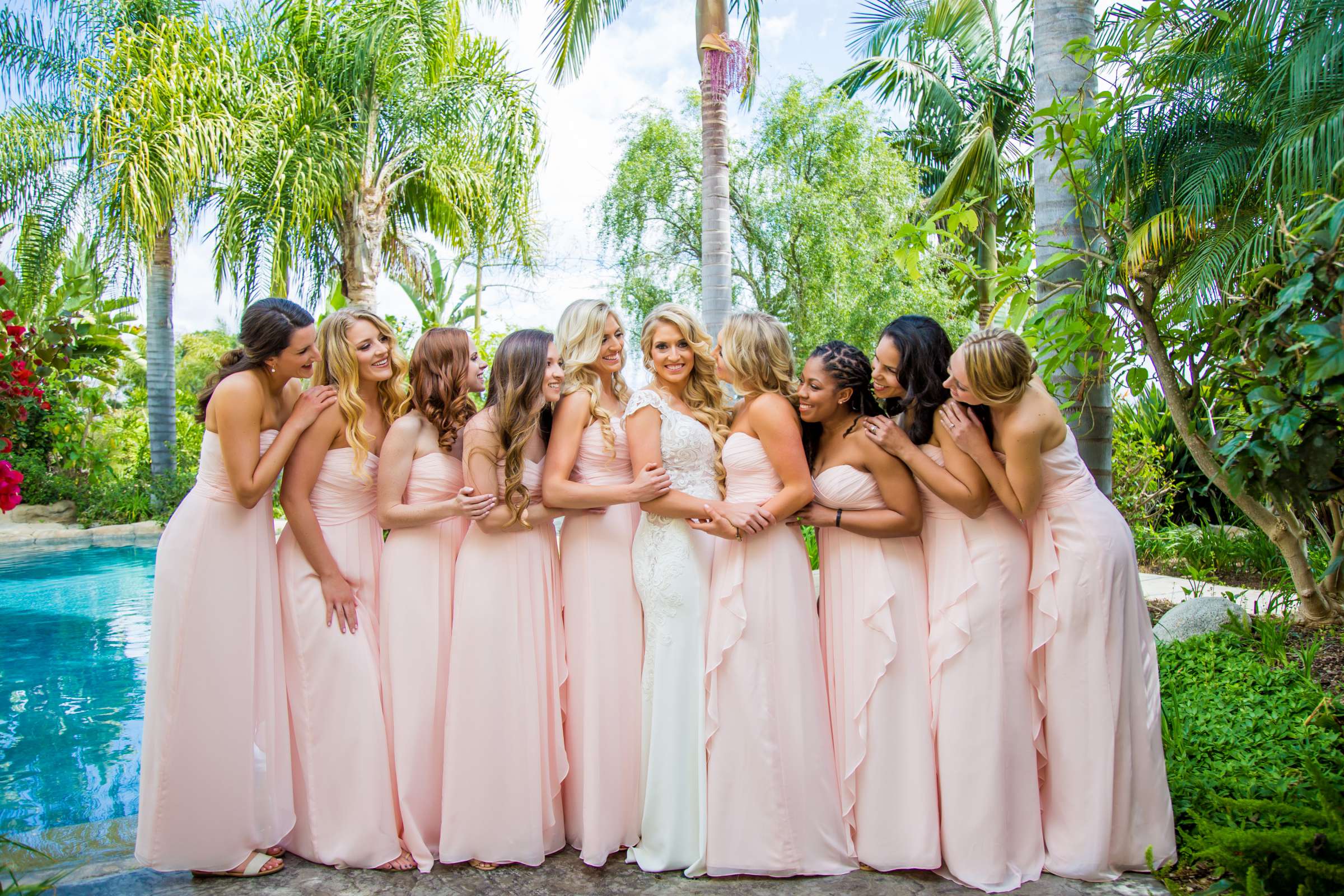 Bridesmaids at Grand Tradition Estate Wedding, Mary and Jordan Wedding Photo #451656 by True Photography