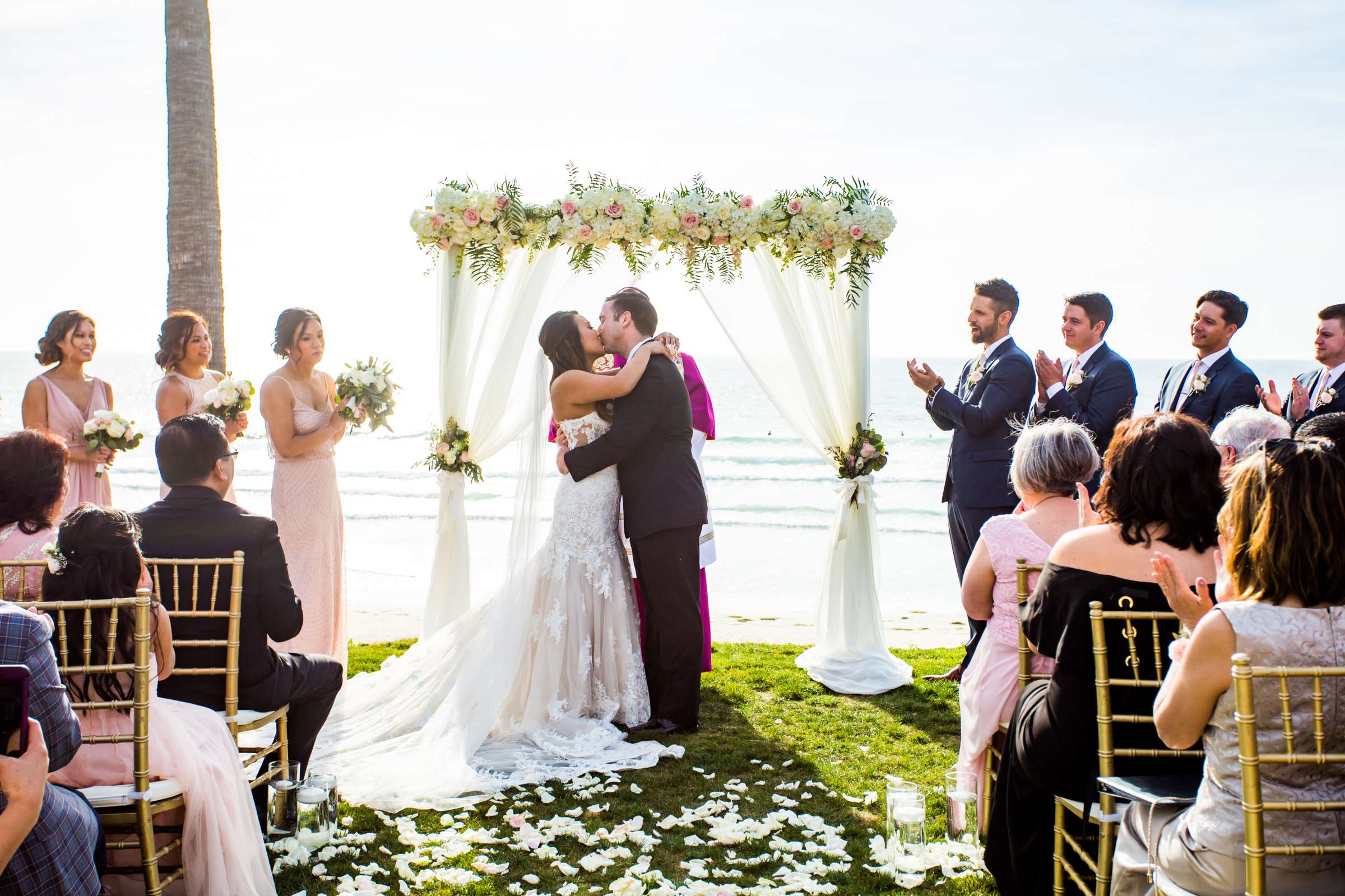 Scripps Seaside Forum Wedding coordinated by Lavish Weddings, Krystle and Justin Wedding Photo #453328 by True Photography