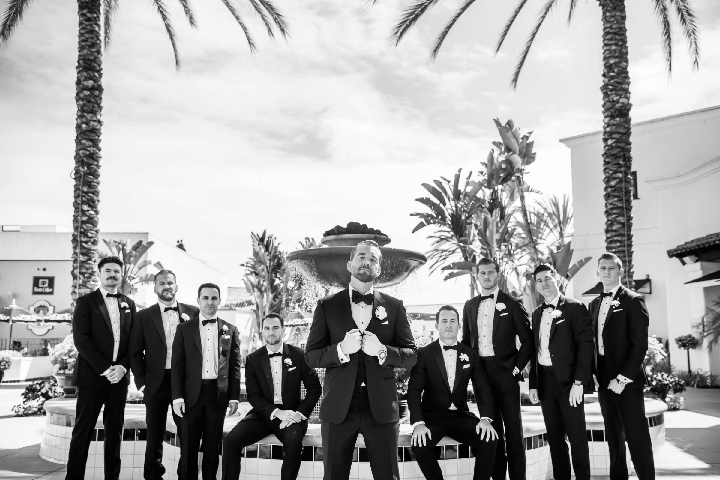Groomsmen at Omni La Costa Resort & Spa Wedding coordinated by Details Details, Neeka and Garrett Wedding Photo #454154 by True Photography
