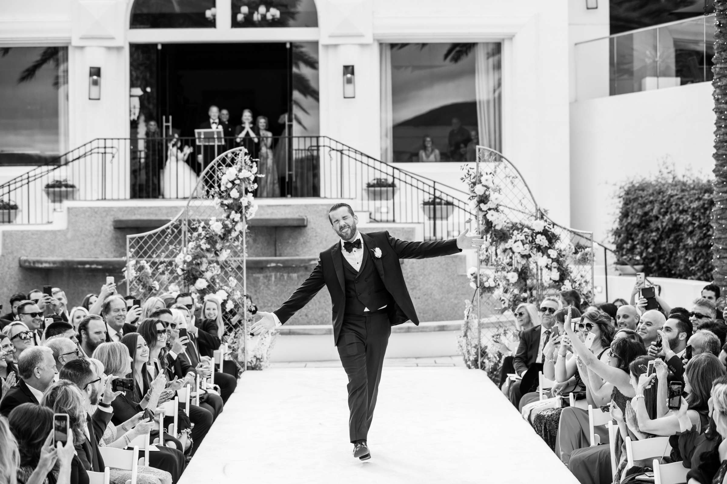 Candid moment at Omni La Costa Resort & Spa Wedding coordinated by Details Details, Neeka and Garrett Wedding Photo #454186 by True Photography