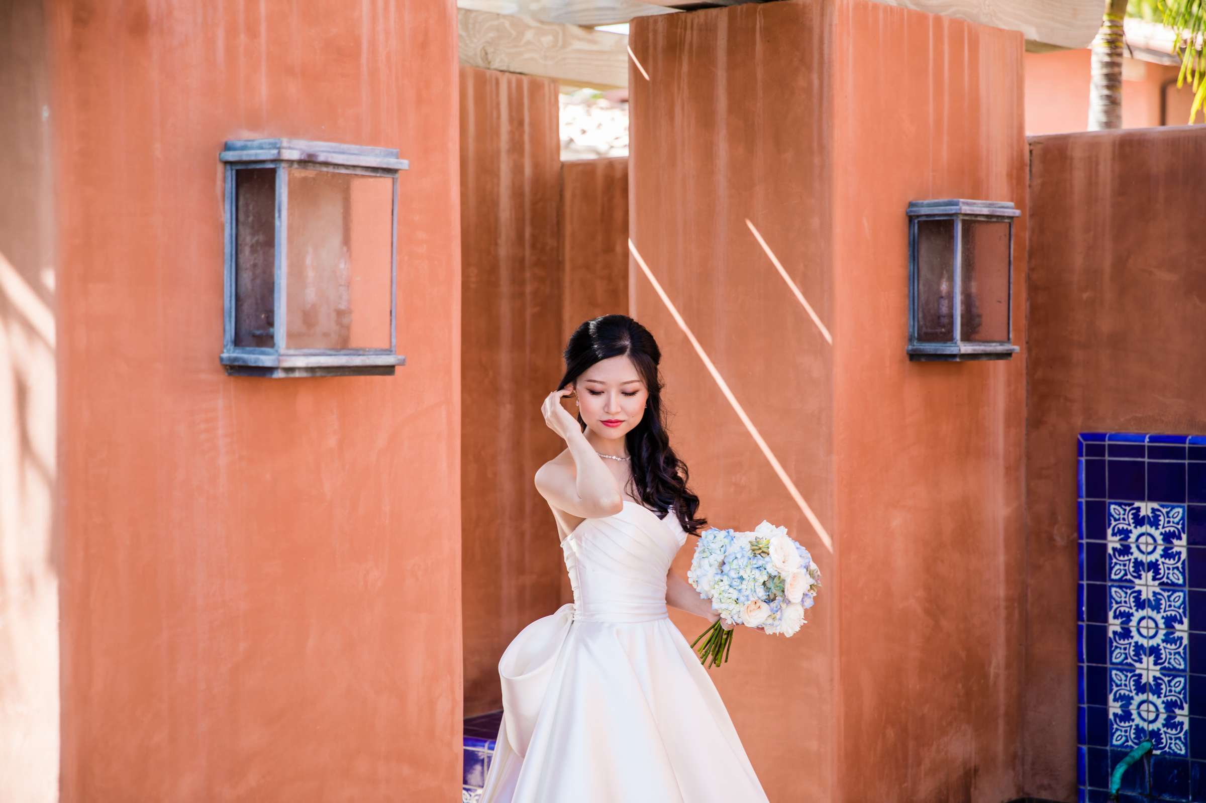 Bride at Rancho Valencia Wedding coordinated by Adore Wedding Design, Vivienne and Lingfei Wedding Photo #454516 by True Photography