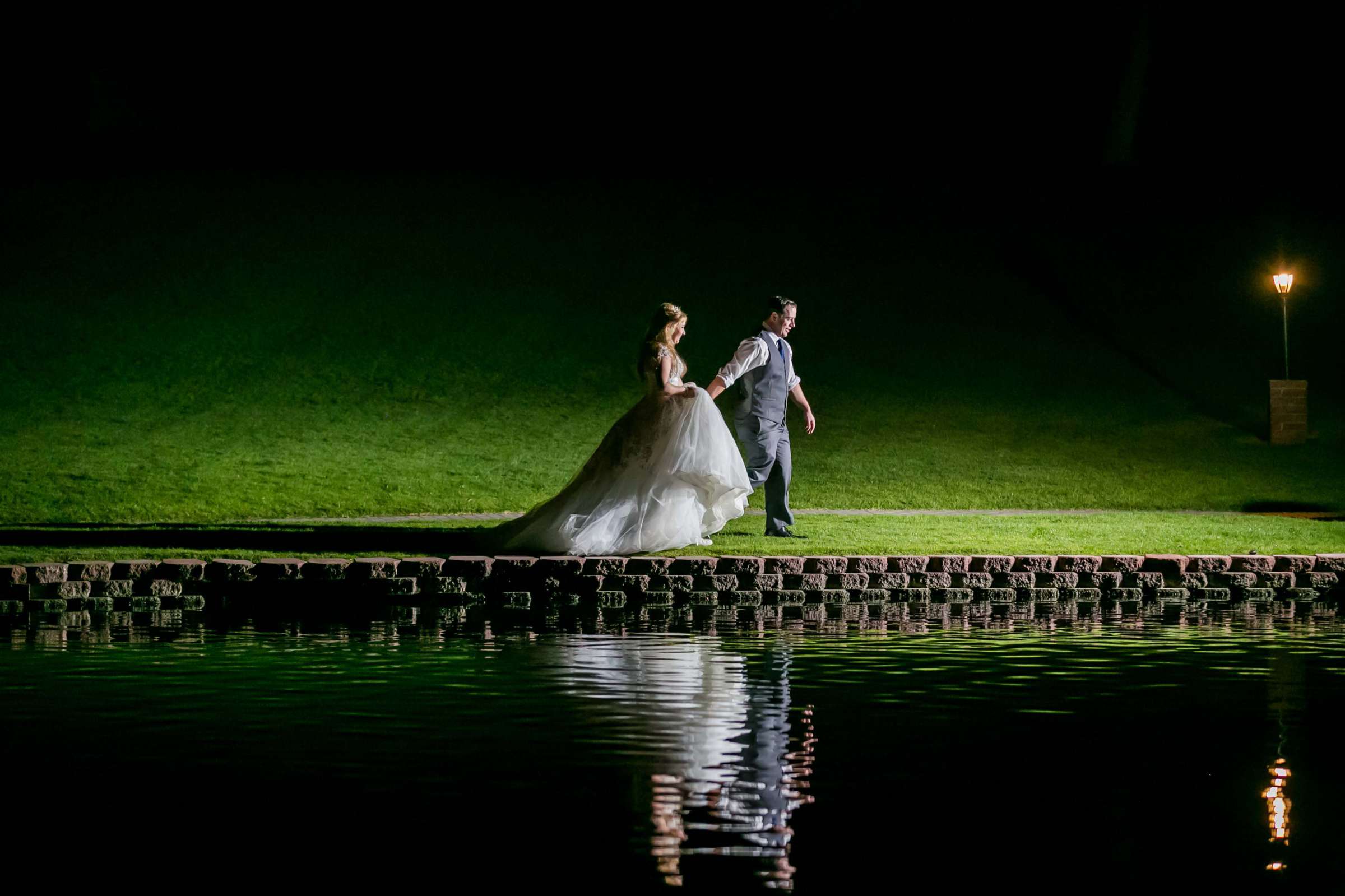 Romantic moment at Grand Tradition Estate Wedding coordinated by Grand Tradition Estate, Heather and Brendan Wedding Photo #3 by True Photography