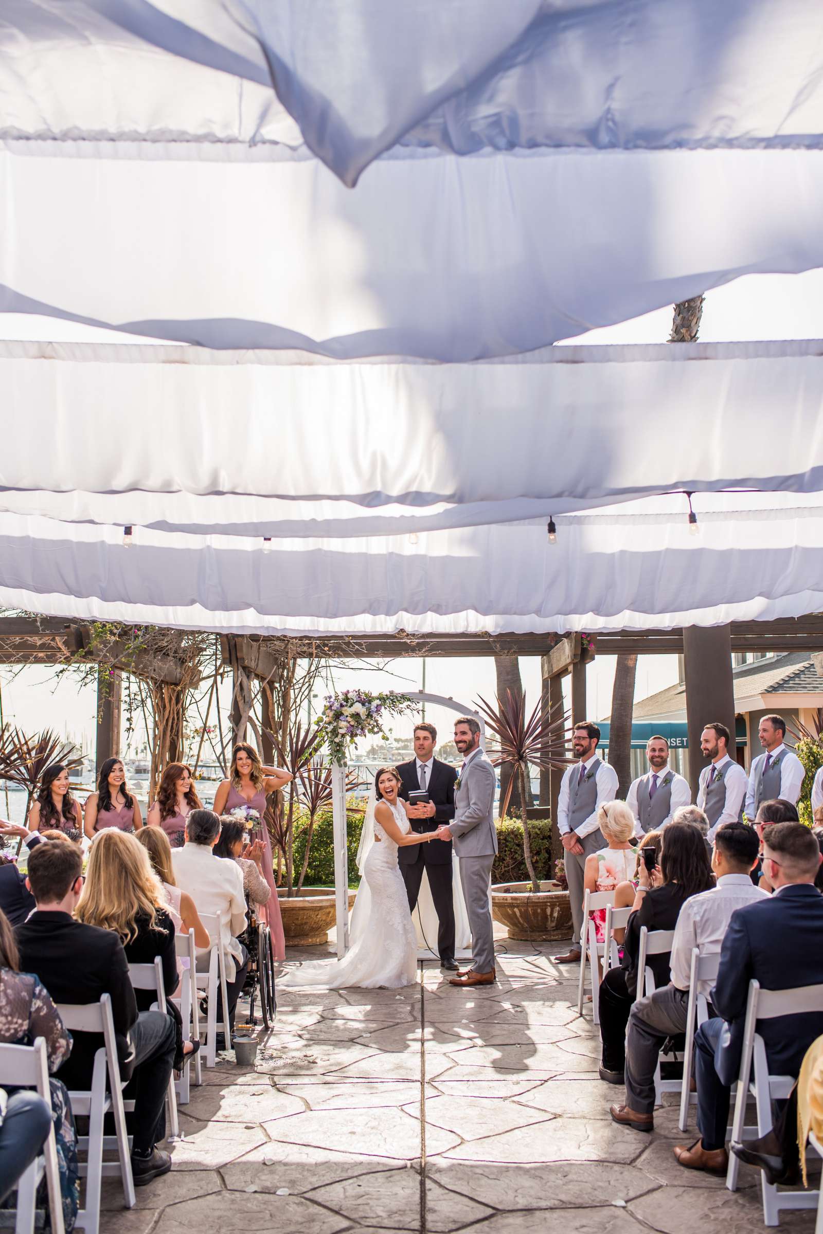 Marina Village Conference Center Wedding coordinated by Magical Moments by Megan, Nikki and Michael Wedding Photo #83 by True Photography
