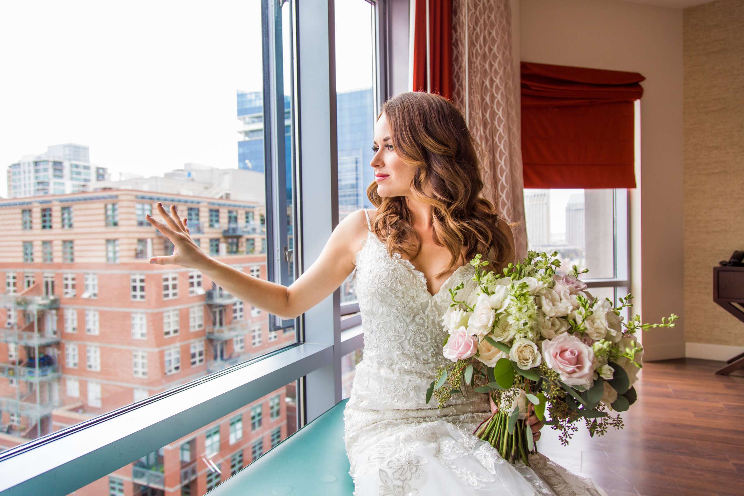 Bride at The Ultimate Skybox Wedding, Lindsey and David Wedding Photo #32 by True Photography