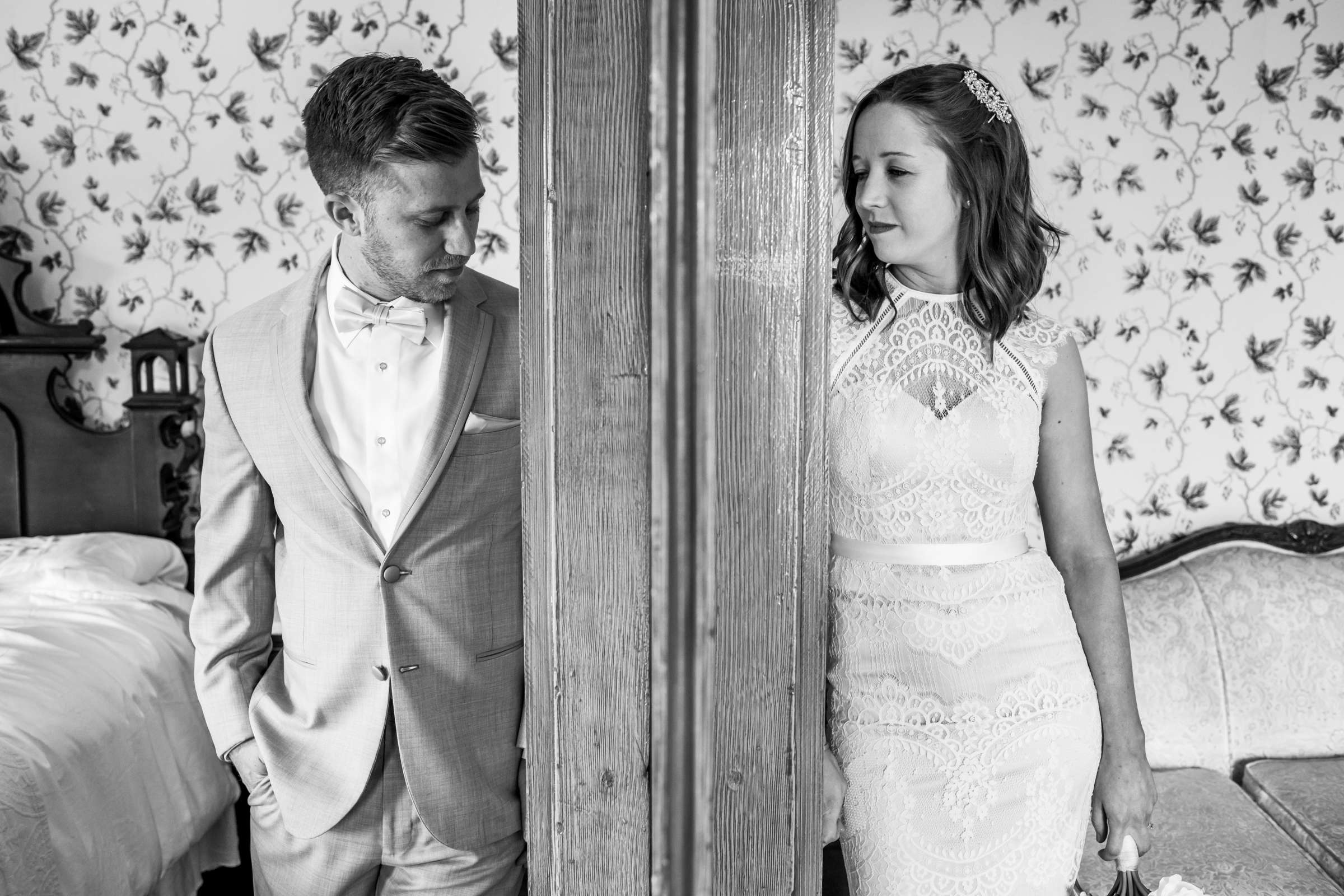 Artsy moment at Cosmopolitan Hotel & Restaurant Wedding, Kaitlin and Andrew Wedding Photo #12 by True Photography