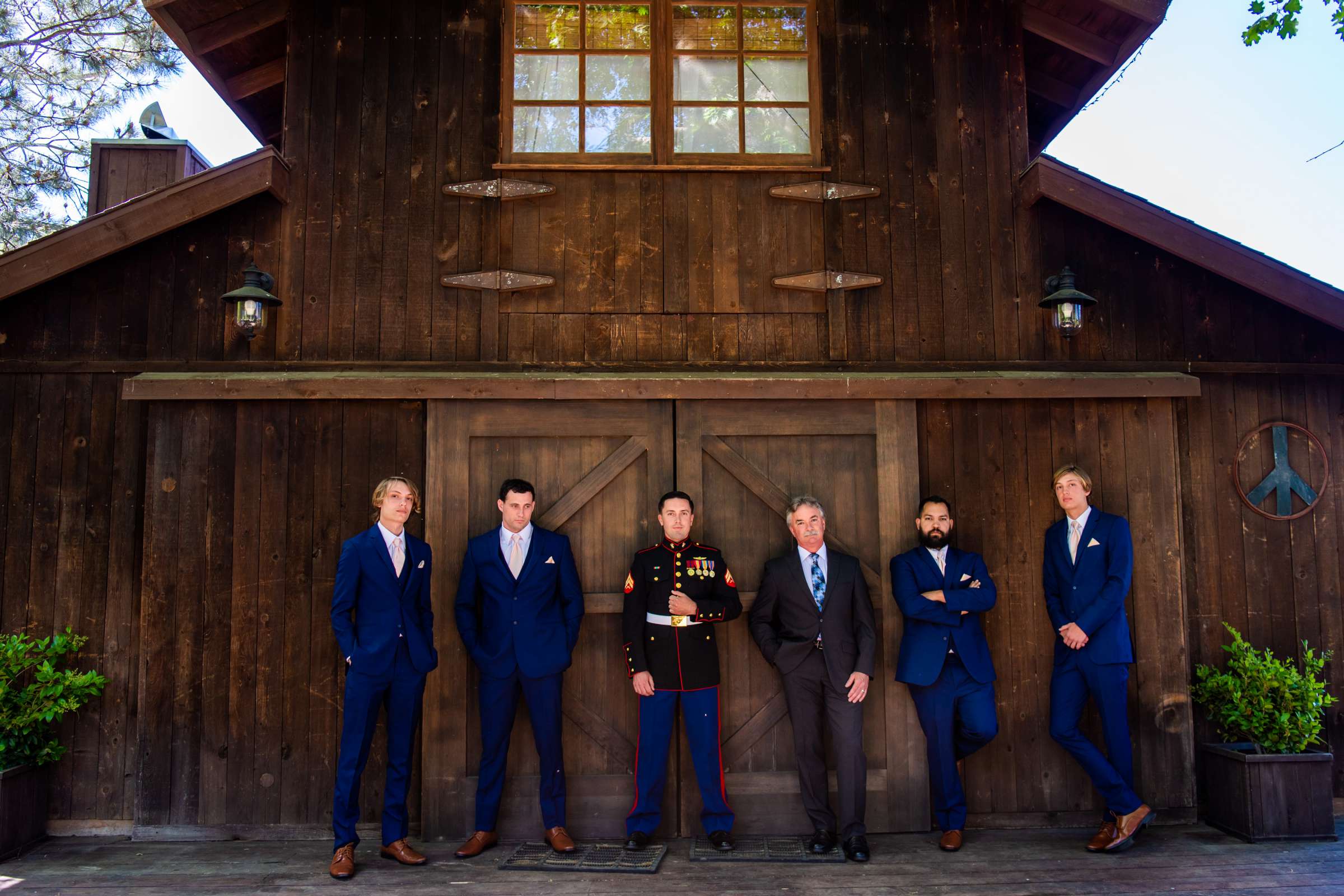 Groomsmen at Sacred Mountain Retreat Wedding, Chelsea and Ryan Wedding Photo #9 by True Photography