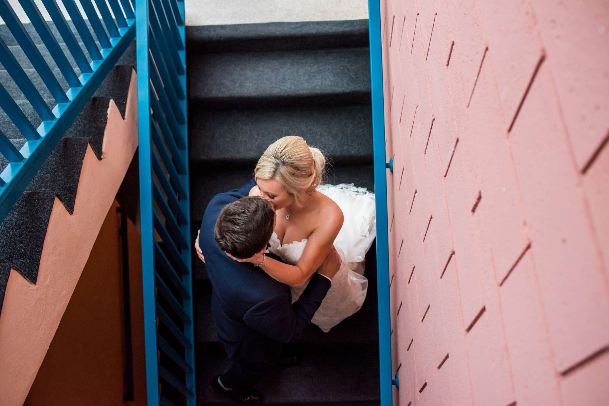 Artsy moment at La Jolla Cove Rooftop Wedding, Kristen and Anthony Wedding Photo #3 by True Photography
