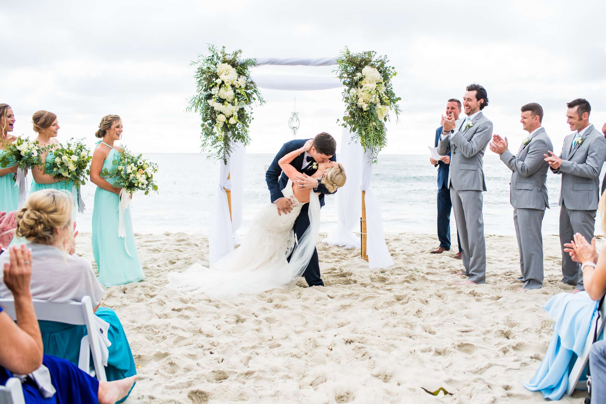 La Jolla Cove Rooftop Wedding, Kristen and Anthony Wedding Photo #74 by True Photography