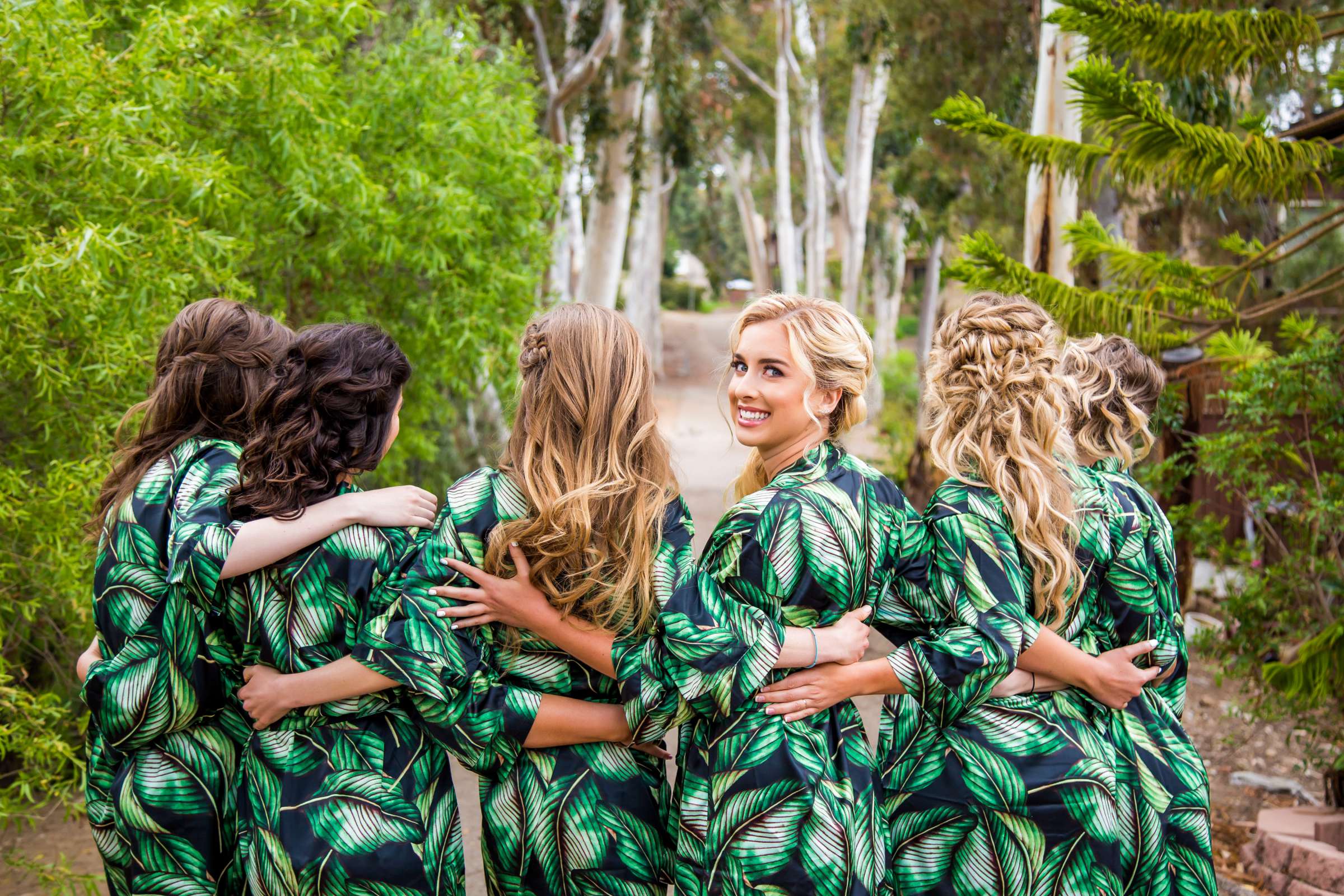 Bridesmaids at San Diego Botanic Garden Wedding, Michelle and Cameron Wedding Photo #27 by True Photography