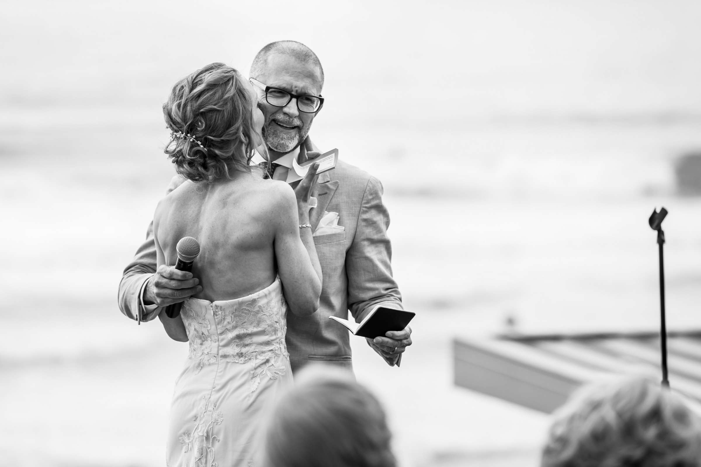 Scripps Seaside Forum Wedding coordinated by First Comes Love Weddings & Events, Melissa and Patrick Wedding Photo #49 by True Photography
