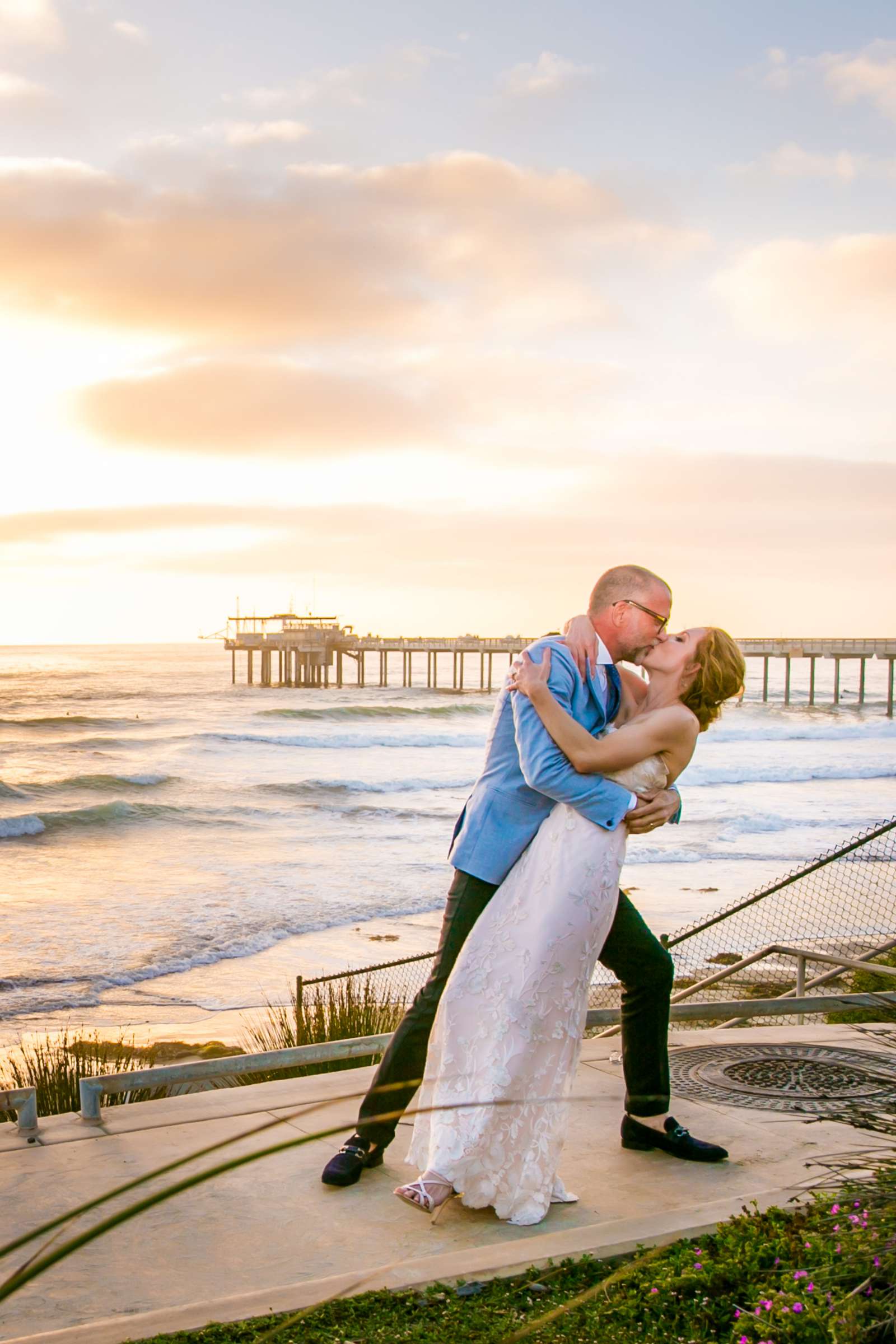 Scripps Seaside Forum Wedding coordinated by First Comes Love Weddings & Events, Melissa and Patrick Wedding Photo #87 by True Photography
