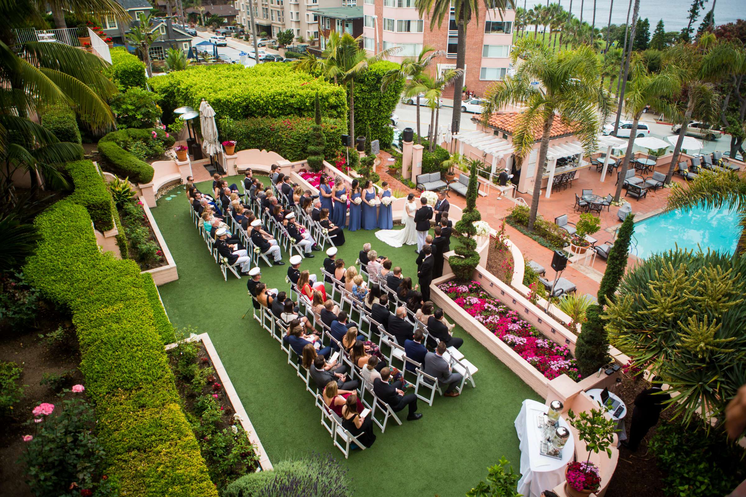 La Valencia Wedding coordinated by Creative Affairs Inc, Caitlin and John Wedding Photo #472647 by True Photography