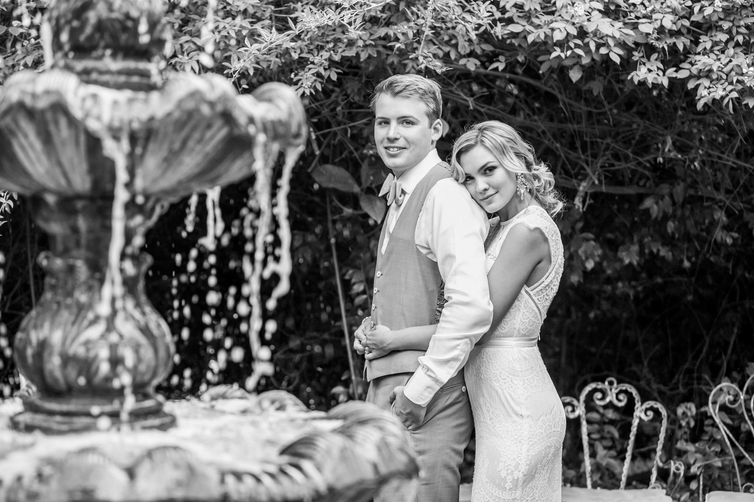 Black and White photo at Twin Oaks House & Gardens Wedding Estate Wedding, Anna and Jacob Wedding Photo #111 by True Photography