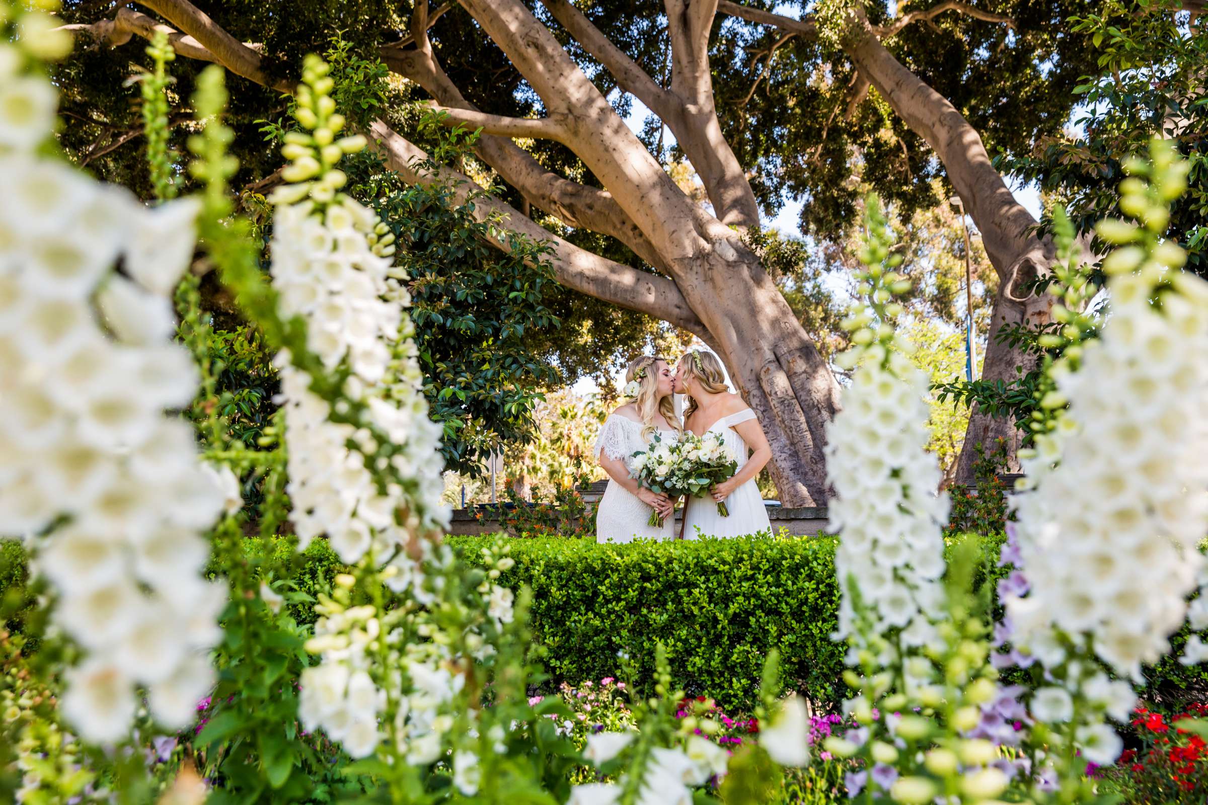 Garden at Lot 8 Events Wedding, Lisa and Cortney Wedding Photo #1 by True Photography