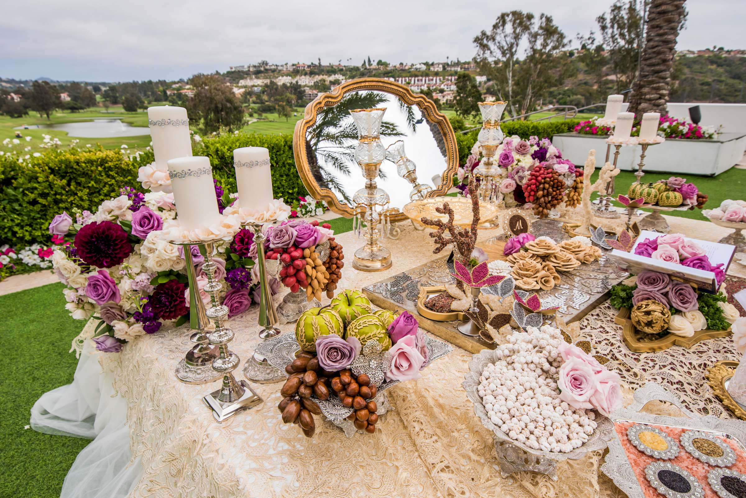 Sofreh at Omni La Costa Resort & Spa Wedding coordinated by Fabulous Two Design, Kristyn and Mani Wedding Photo #266 by True Photography