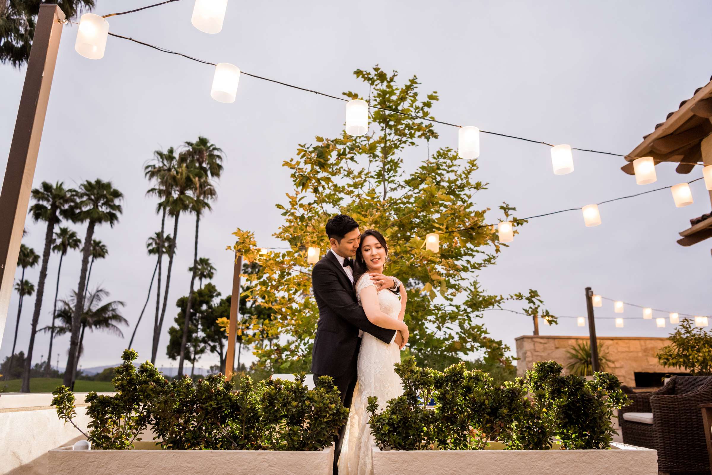 Bride and Groom at Fairbanks Ranch Country Club Wedding, Mir and Onejin Wedding Photo #473993 by True Photography