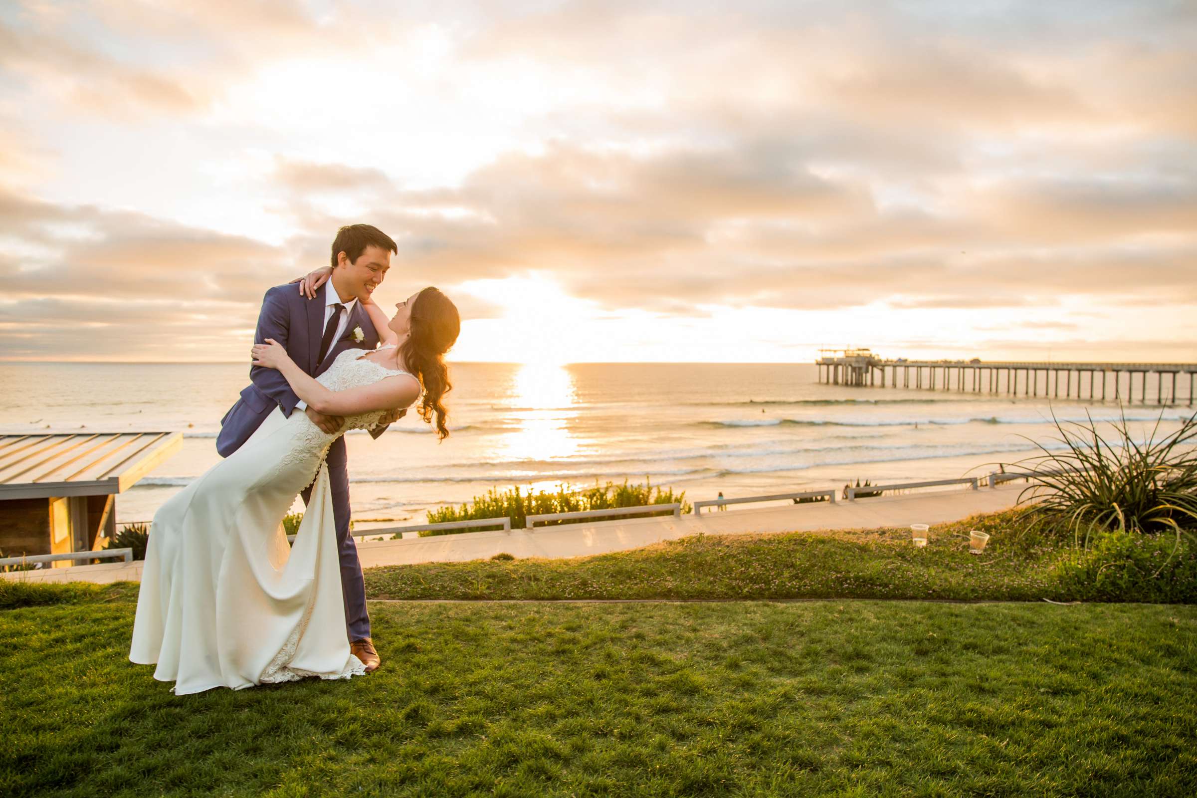 Scripps Seaside Forum Wedding coordinated by A Perfect Day With Renee, Caitlin and Christopher Wedding Photo #23 by True Photography