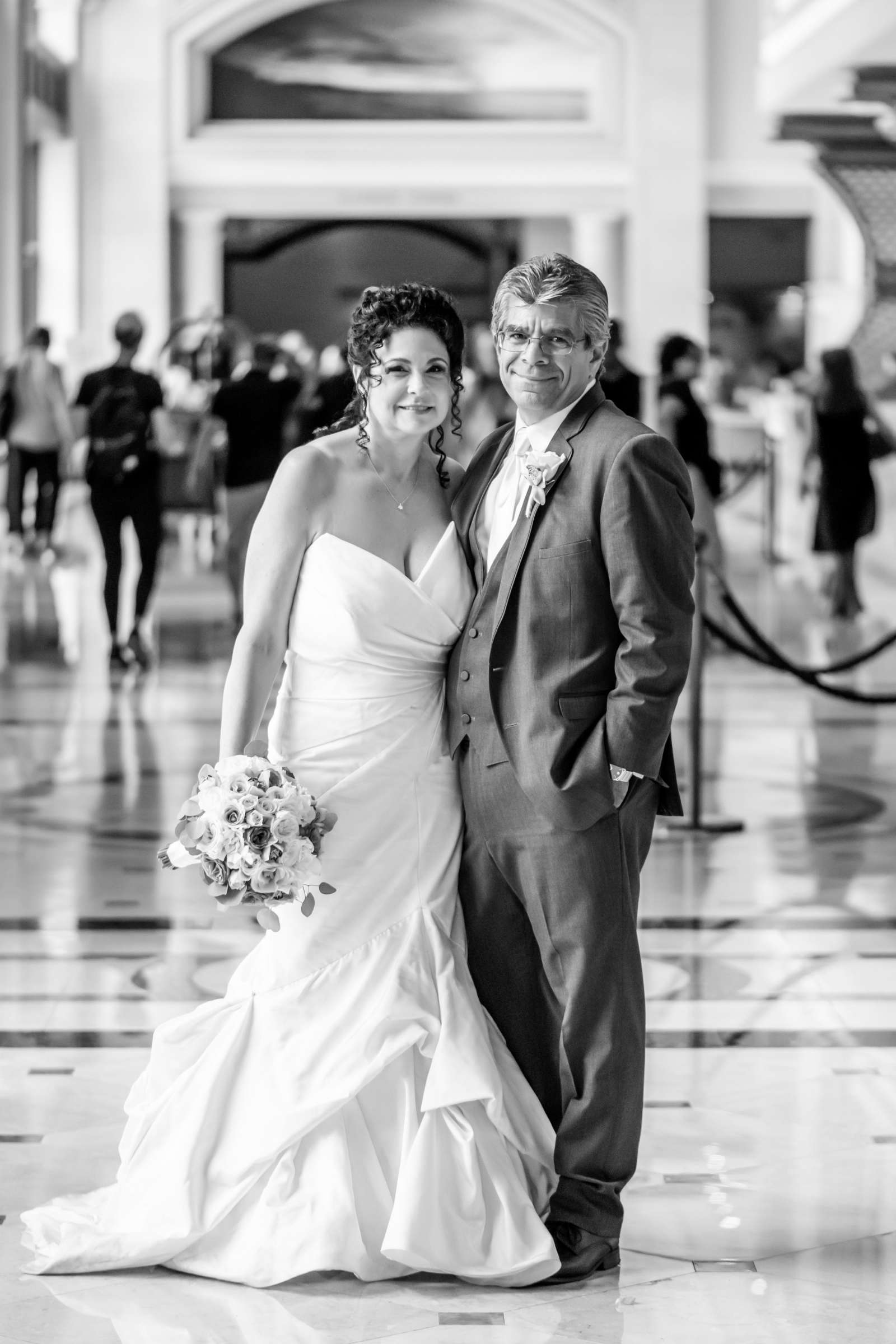 Manchester Grand Hyatt San Diego Wedding coordinated by First Comes Love Weddings & Events, Maria and David Wedding Photo #87 by True Photography