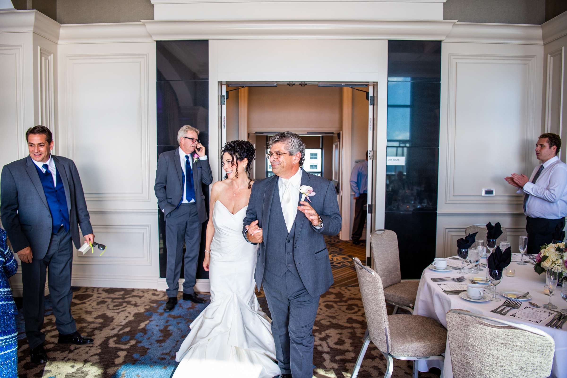 Manchester Grand Hyatt San Diego Wedding coordinated by First Comes Love Weddings & Events, Maria and David Wedding Photo #92 by True Photography