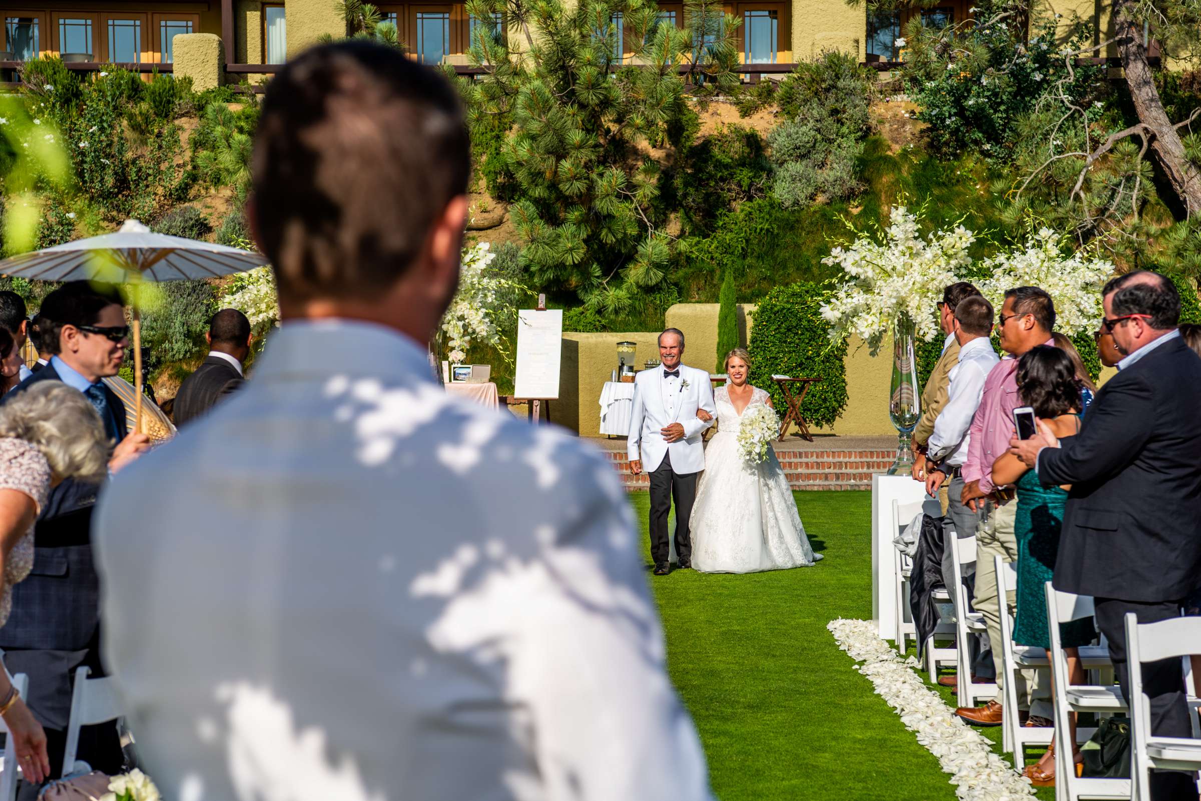 Lodge at Torrey Pines Wedding coordinated by Crown Weddings, Amy and Tim Wedding Photo #479134 by True Photography