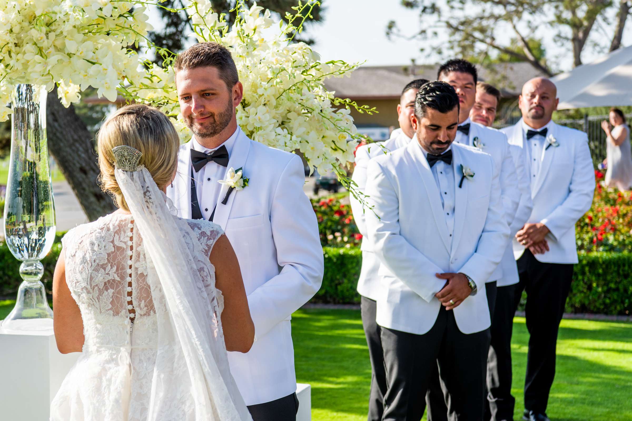 Lodge at Torrey Pines Wedding coordinated by Crown Weddings, Amy and Tim Wedding Photo #479137 by True Photography
